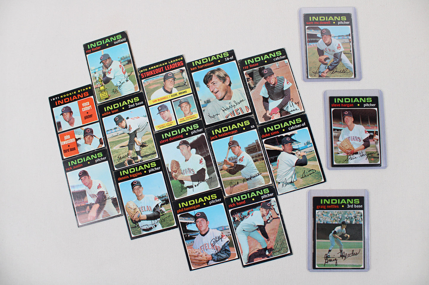 Cleveland Indians (Guardians): 1968-1971 Topps Baseball Card Pack