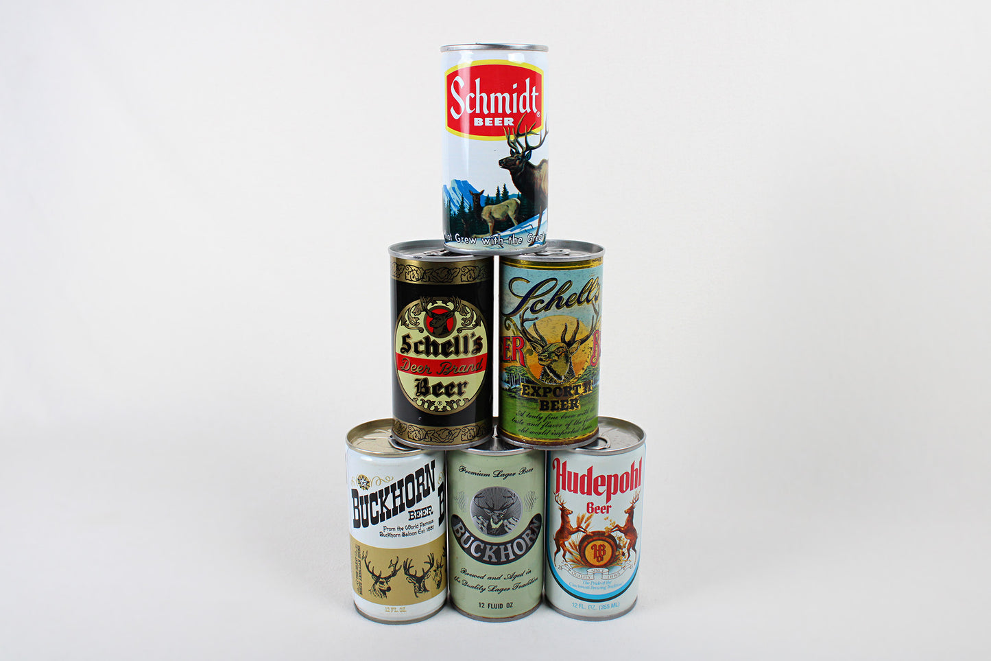 Deer Heads (Collectible Beer Can 6-Pack)