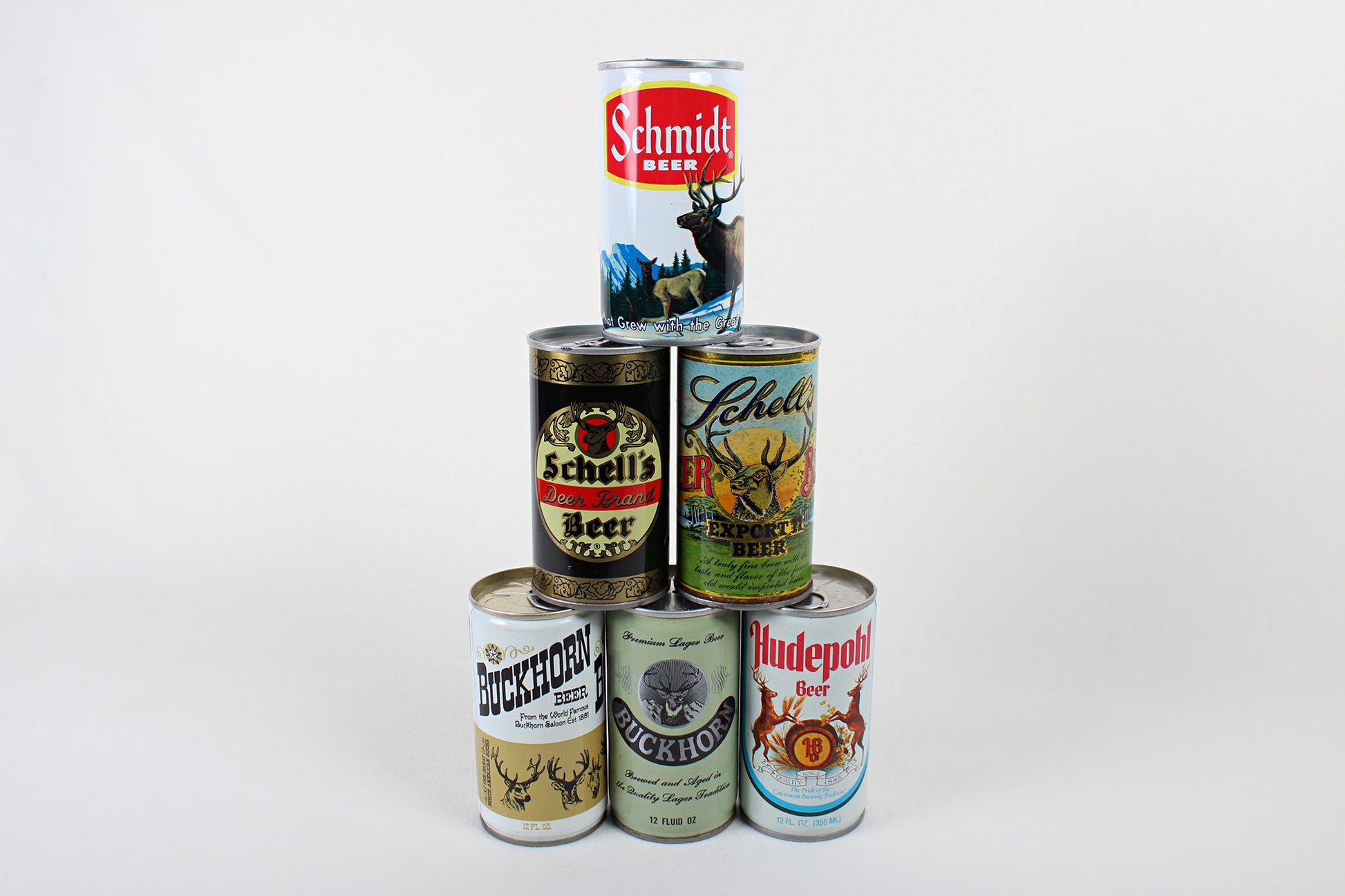 Deer Heads (Collectible Beer Can 6-Pack)
