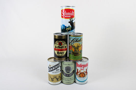 Deer Heads (Collectible Beer Can 6-Pack)
