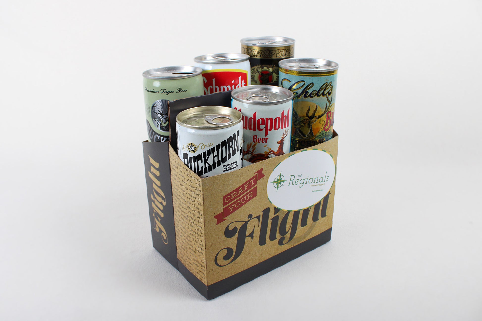 Deer Heads (Collectible Beer Can 6-Pack)