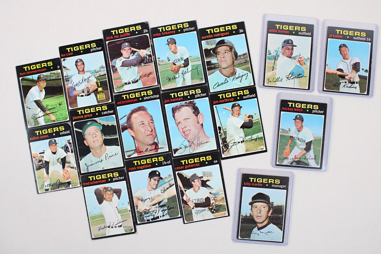 Detroit Tigers: 1969-1971 Topps Baseball Card Pack