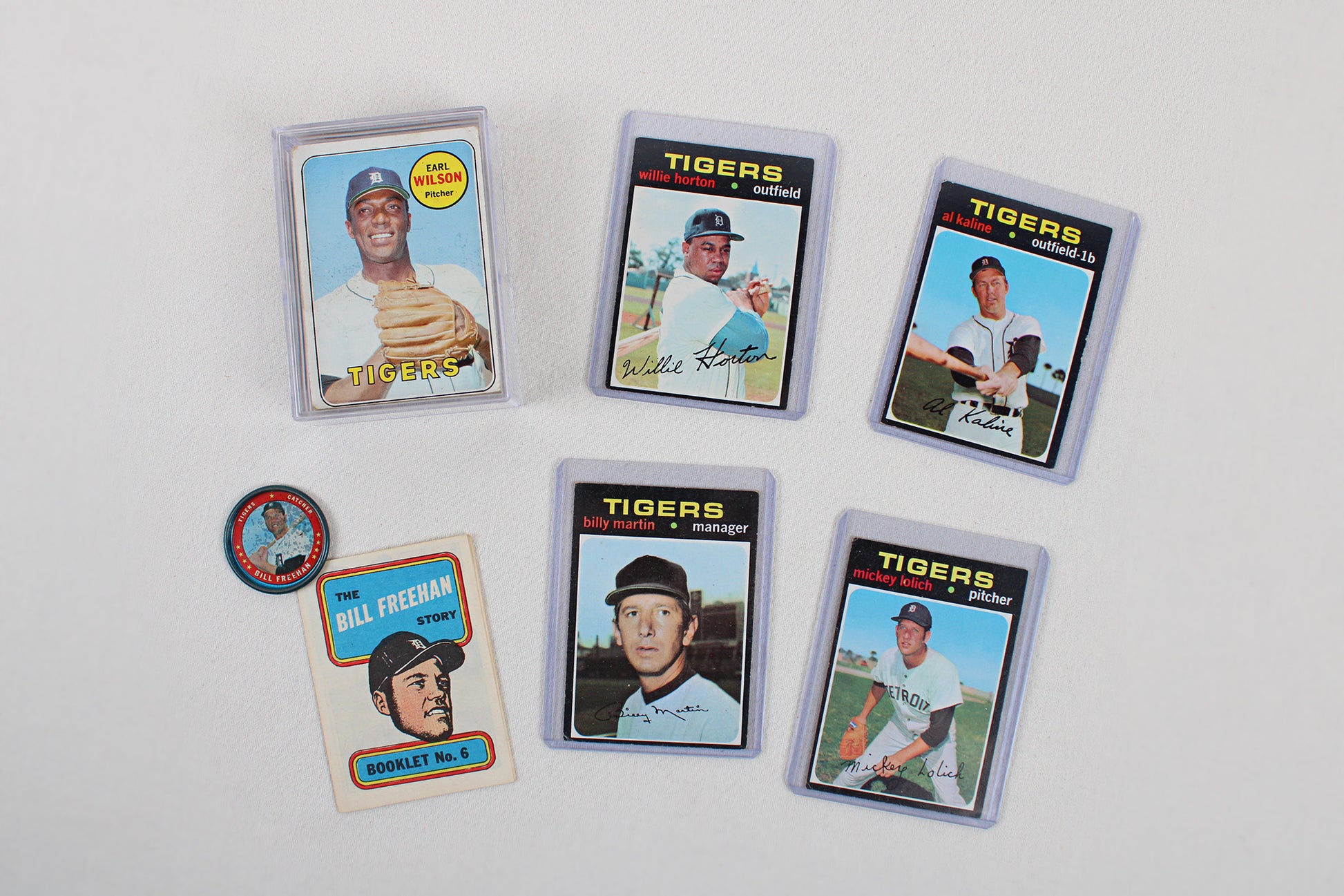 Detroit Tigers: 1969-1971 Topps Baseball Card Pack
