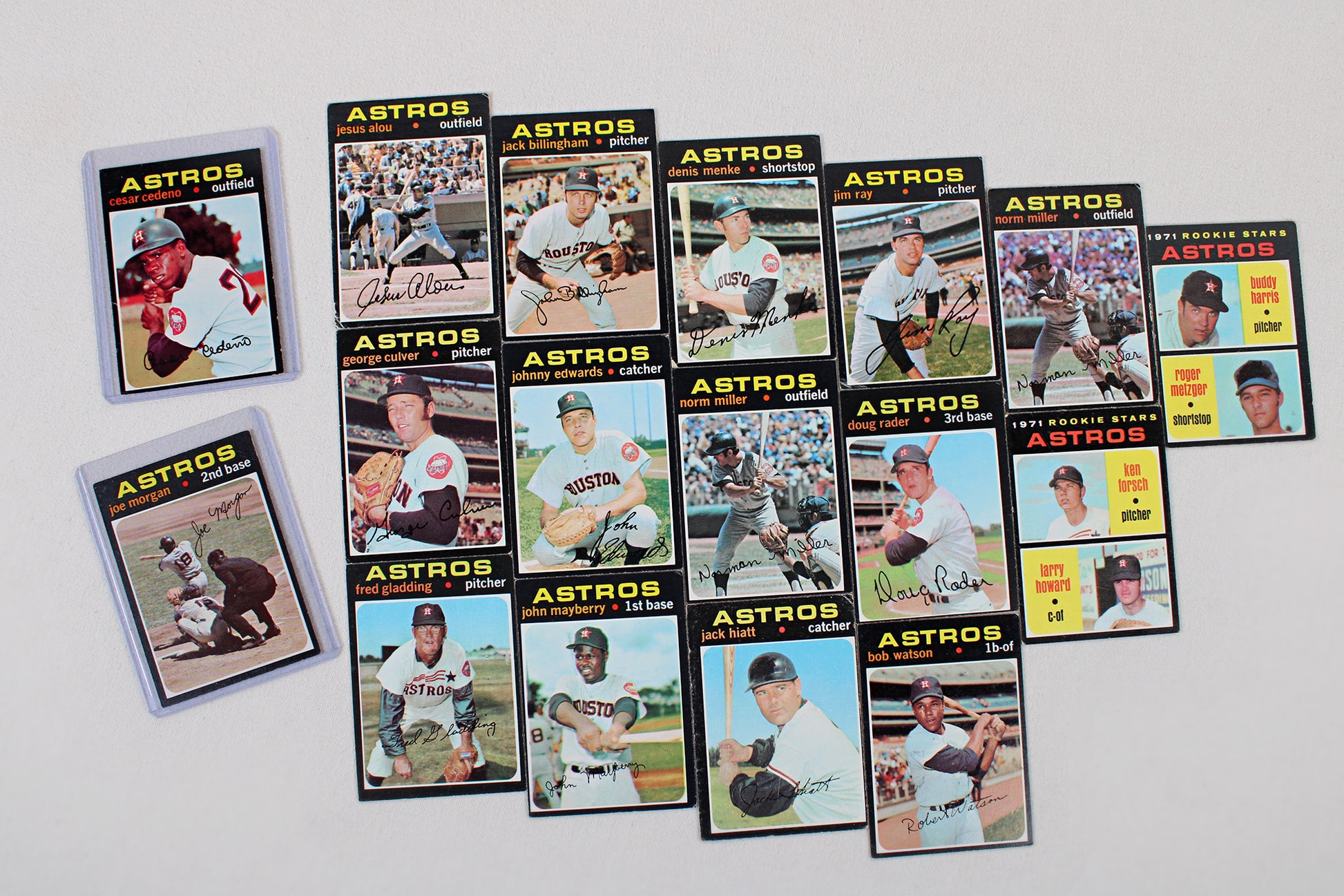 Houston Astros: 1969-1971 Topps Baseball Card Pack