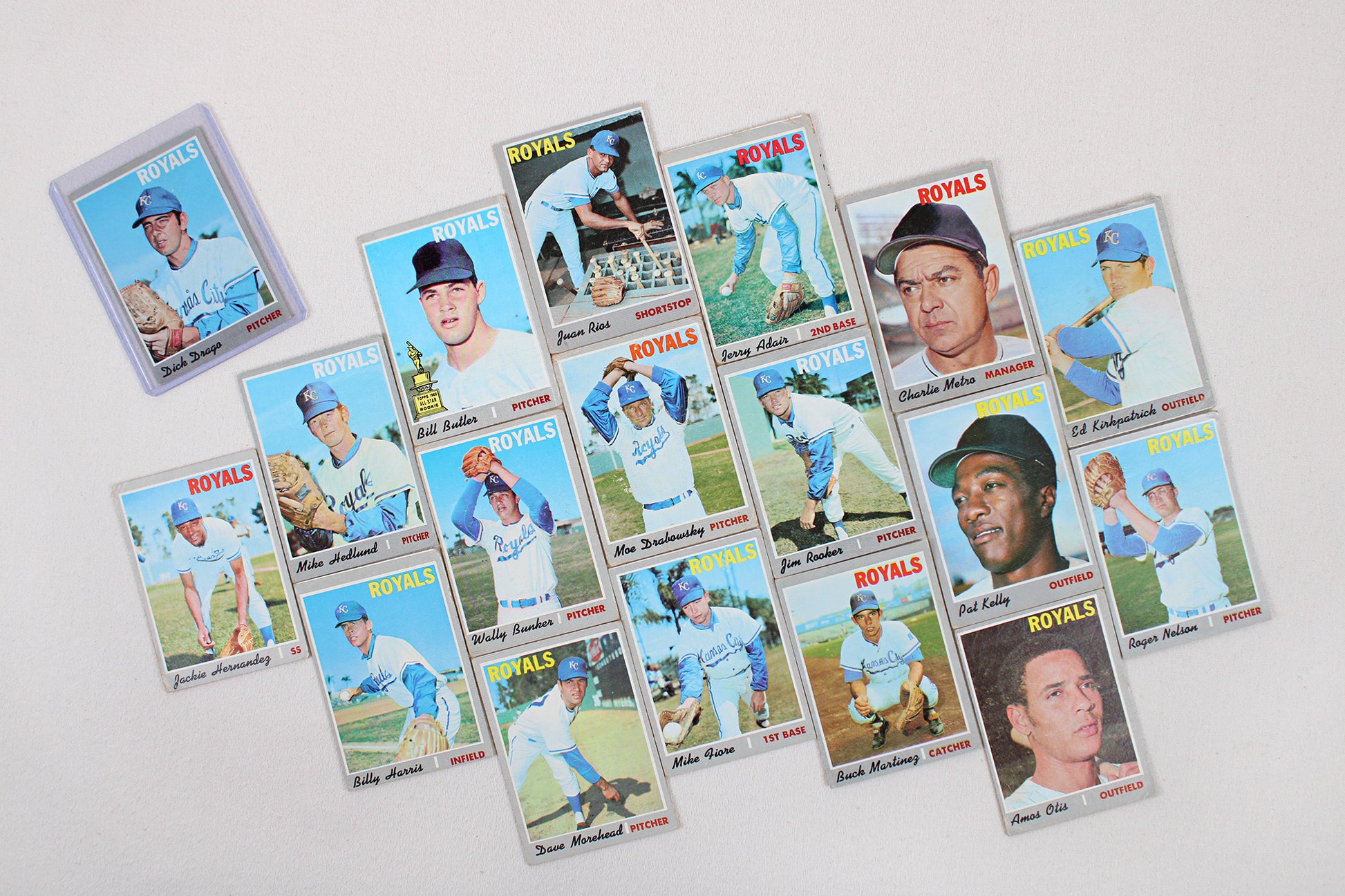 Kansas City Royals: 1969-1971 Topps Baseball Card Pack