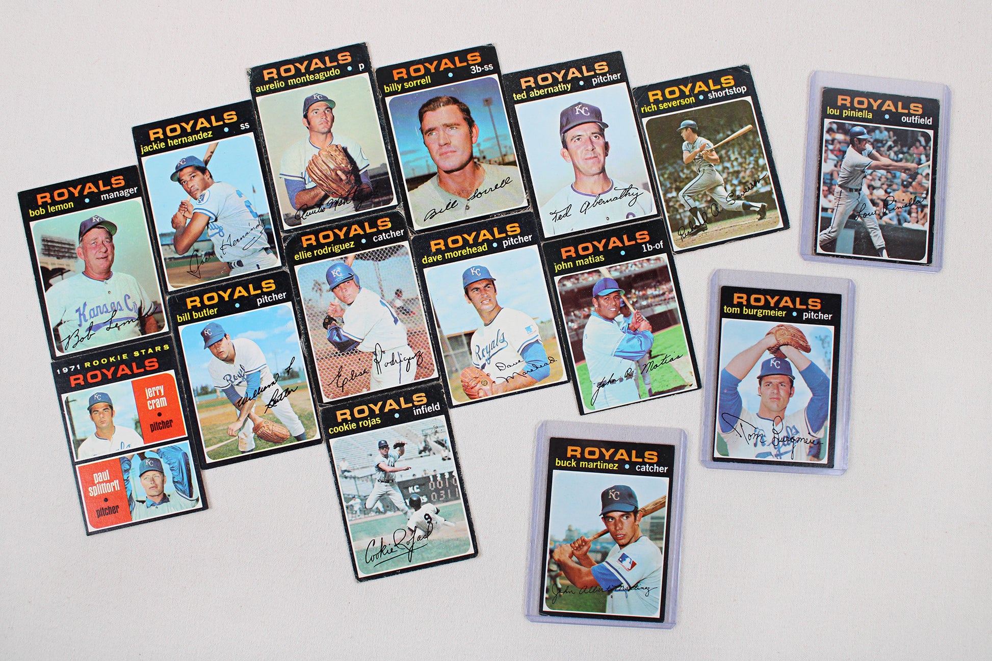 Kansas City Royals: 1969-1971 Topps Baseball Card Pack