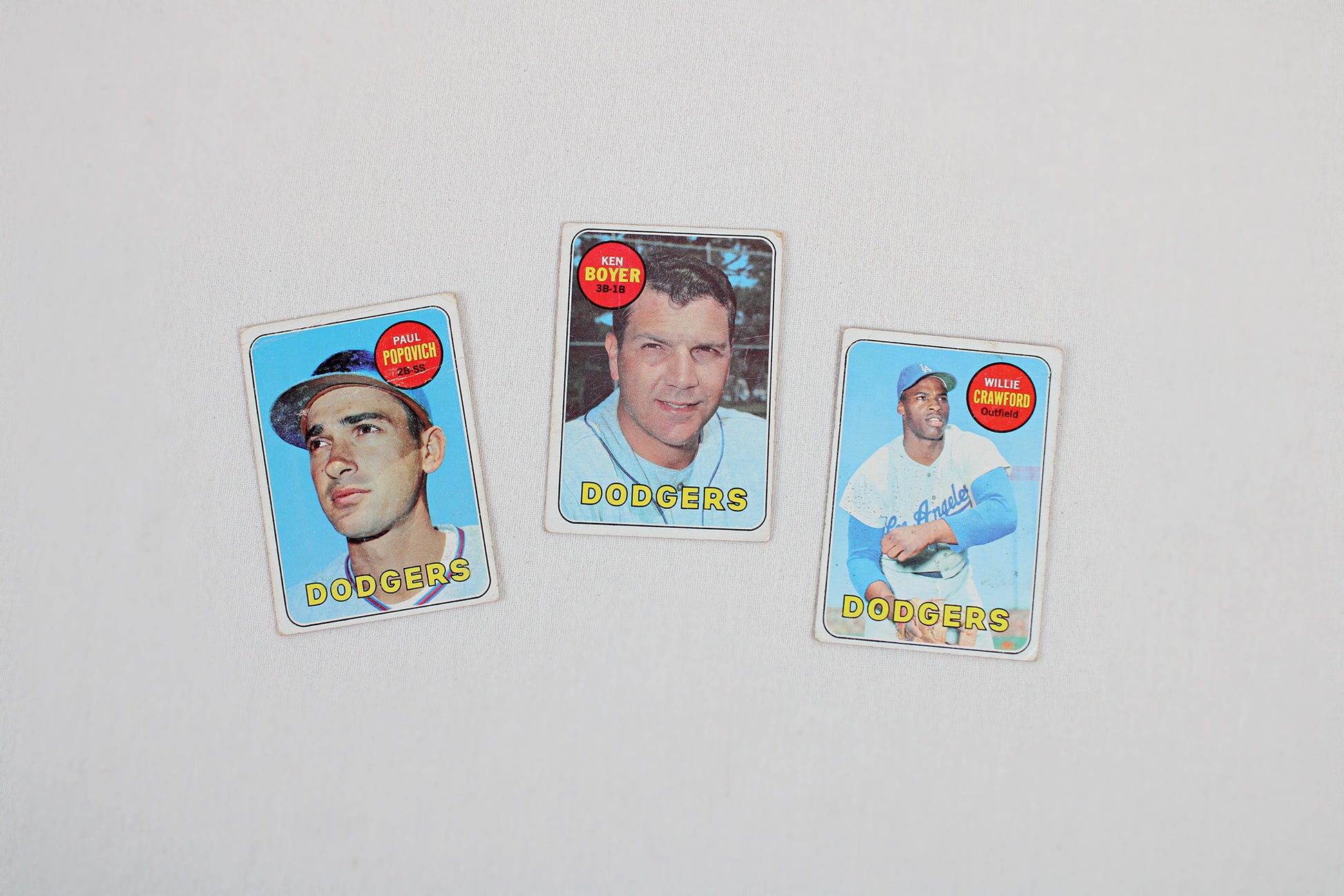 Los Angeles Dodgers 1969-1971 Topps Baseball Card Pack