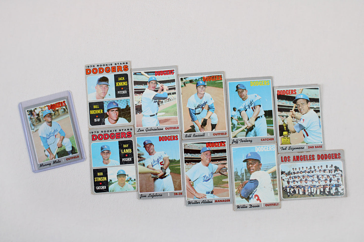 Los Angeles Dodgers 1969-1971 Topps Baseball Card Pack
