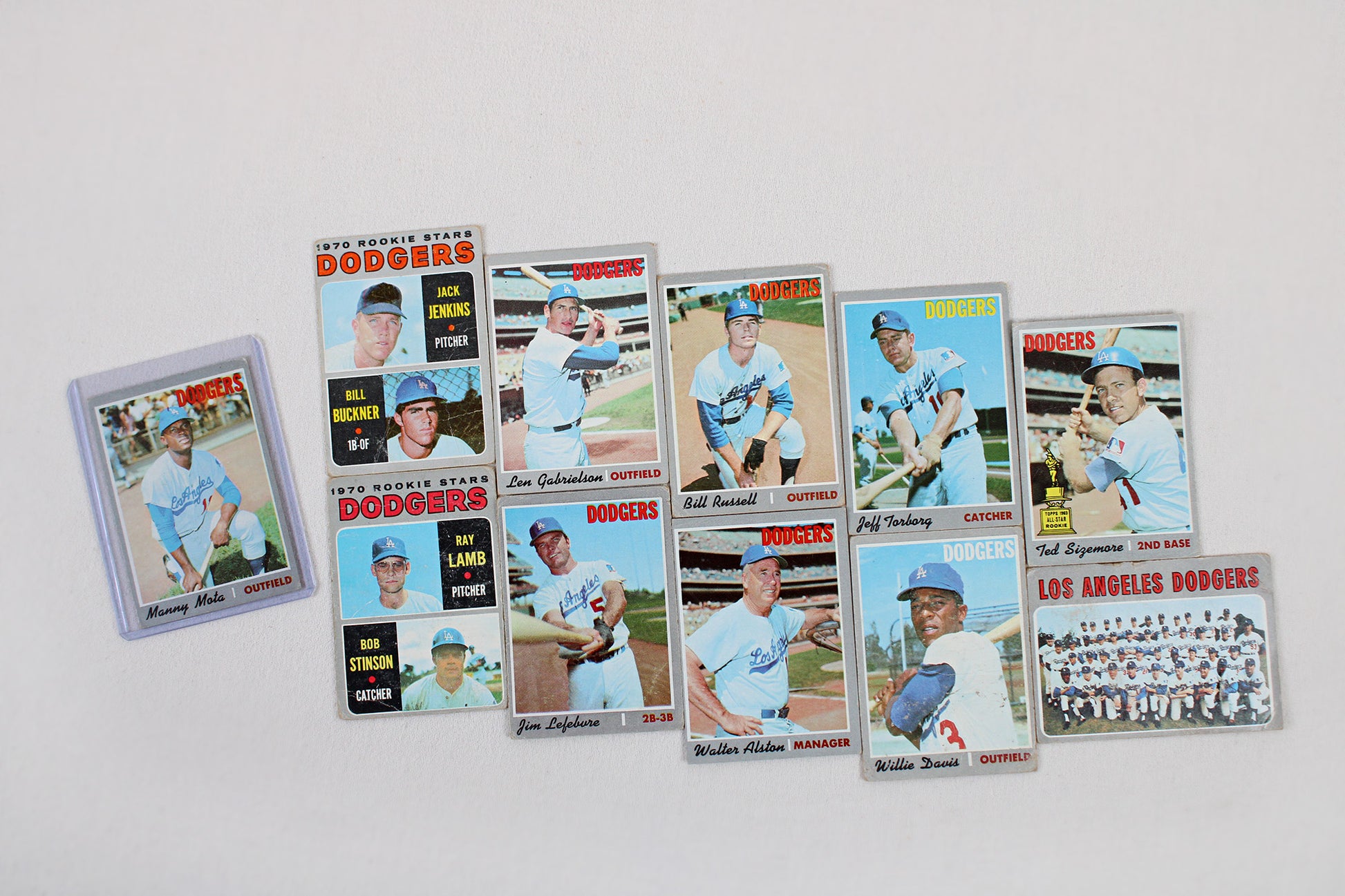 Los Angeles Dodgers 1969-1971 Topps Baseball Card Pack