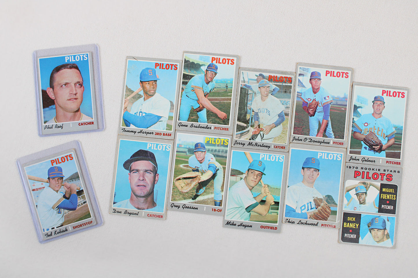 Milwaukee Brewers / Seattle Pilots: 1969-1971 Topps Baseball Card Pack