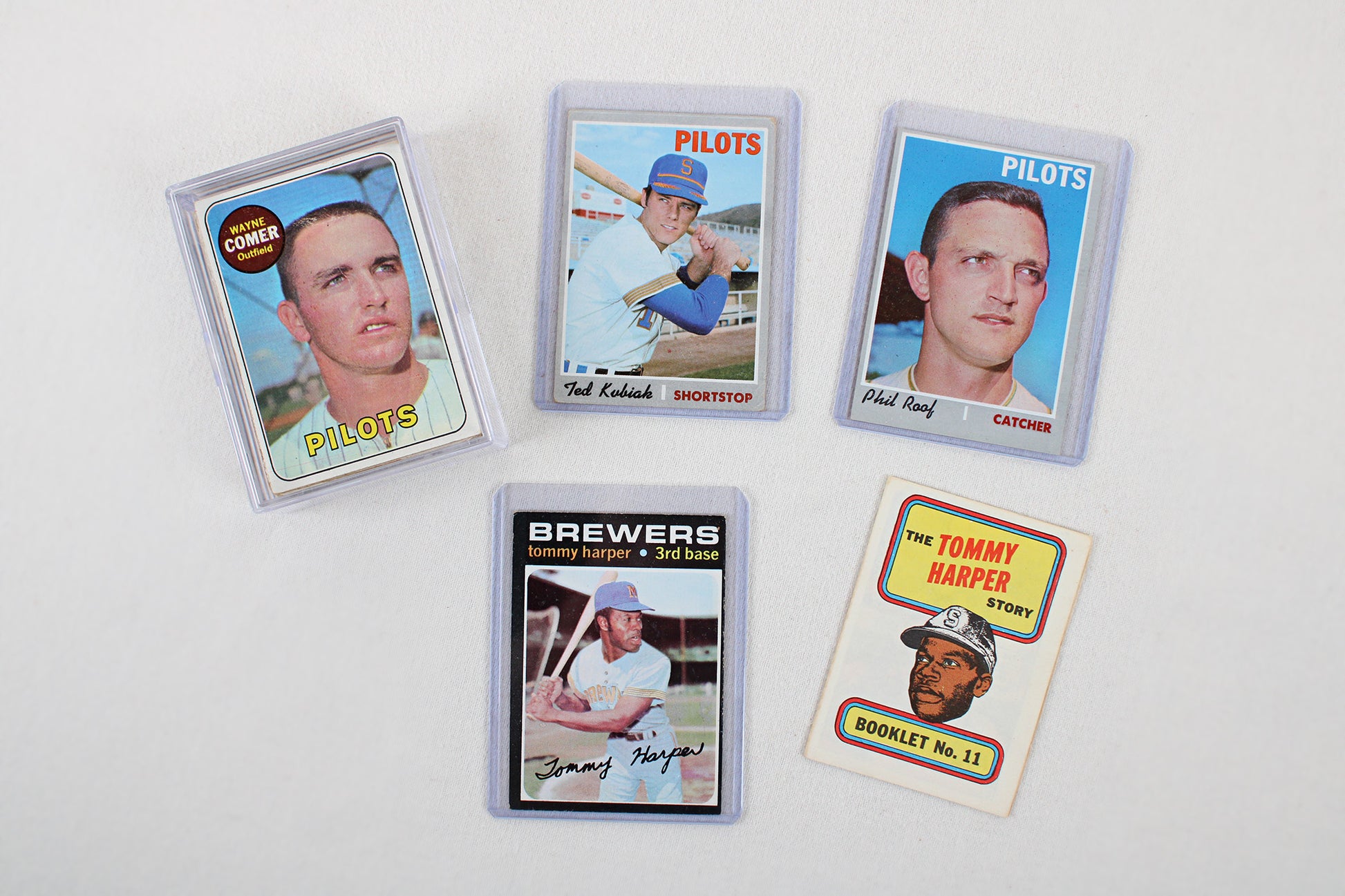 Milwaukee Brewers / Seattle Pilots: 1969-1971 Topps Baseball Card Pack