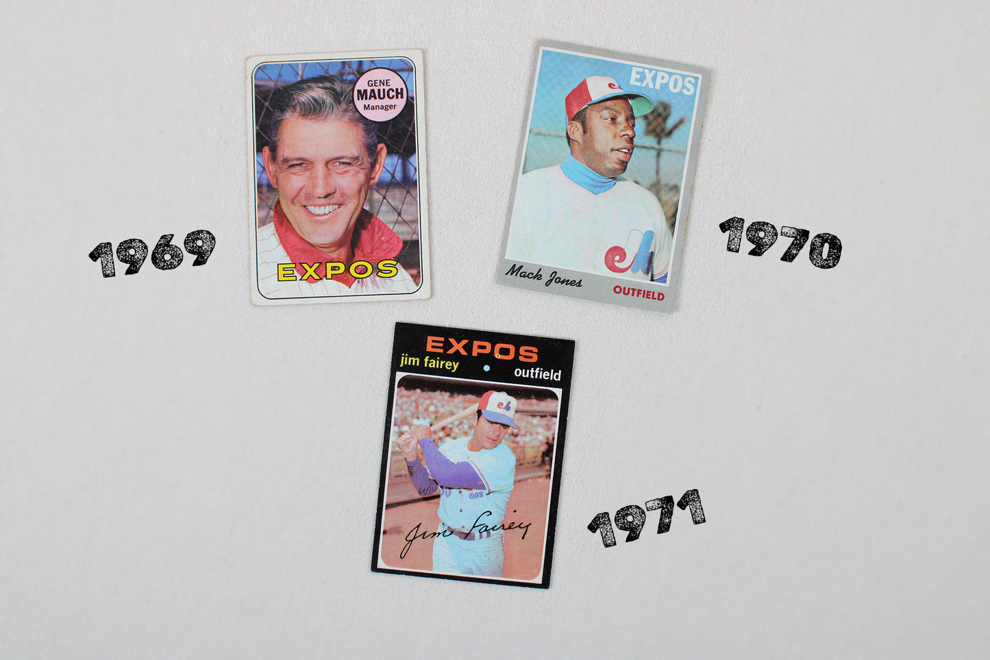 Montreal Expos: 1969-1971 Topps Baseball Card Pack