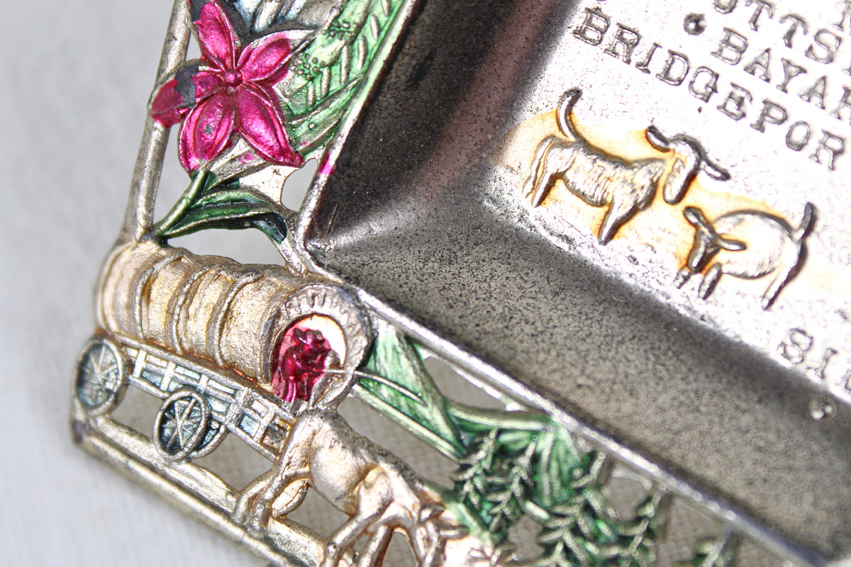 Nebraska Small Metal Tray Souvenir