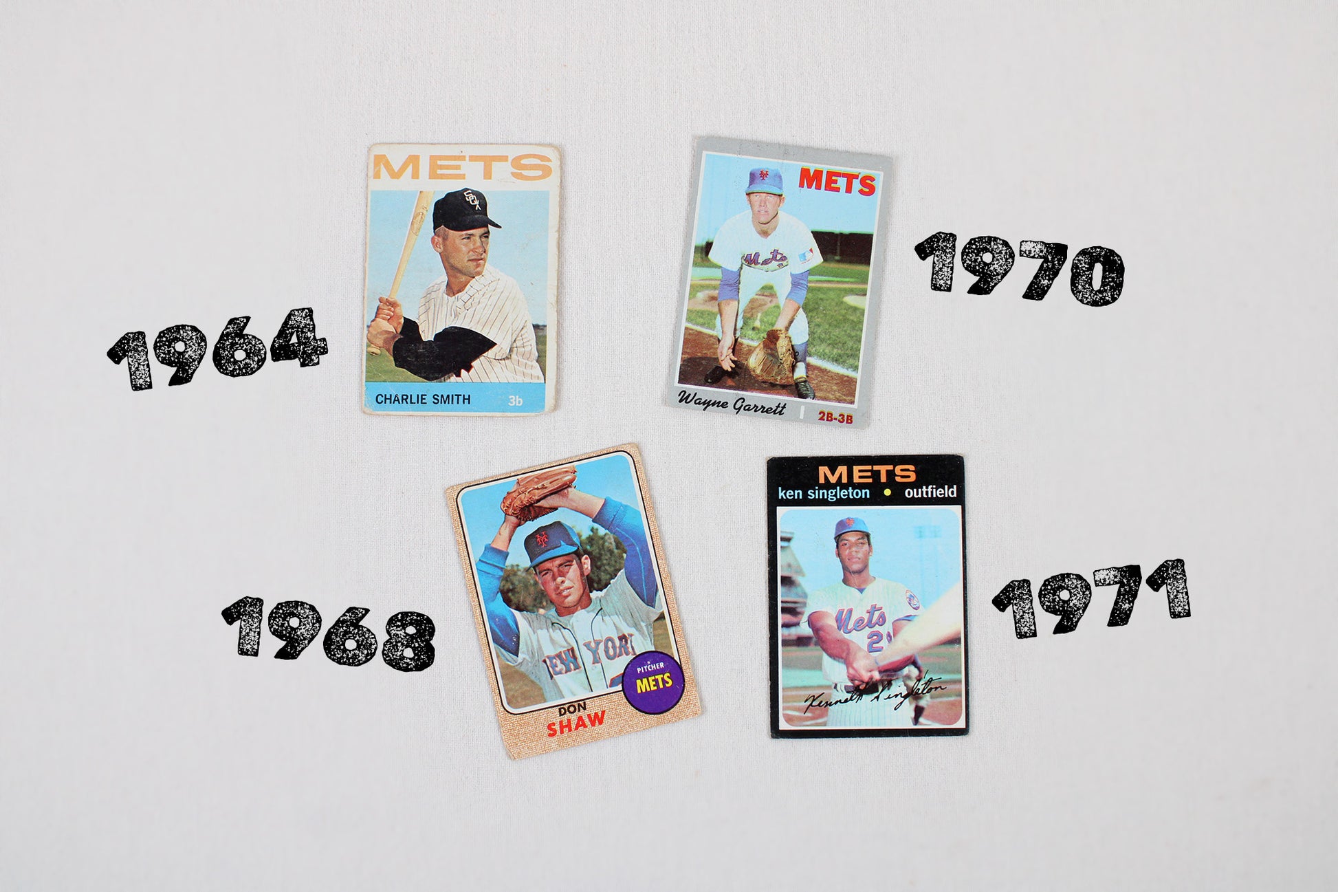 New York Mets 1964-1971 Topps Baseball Card Pack