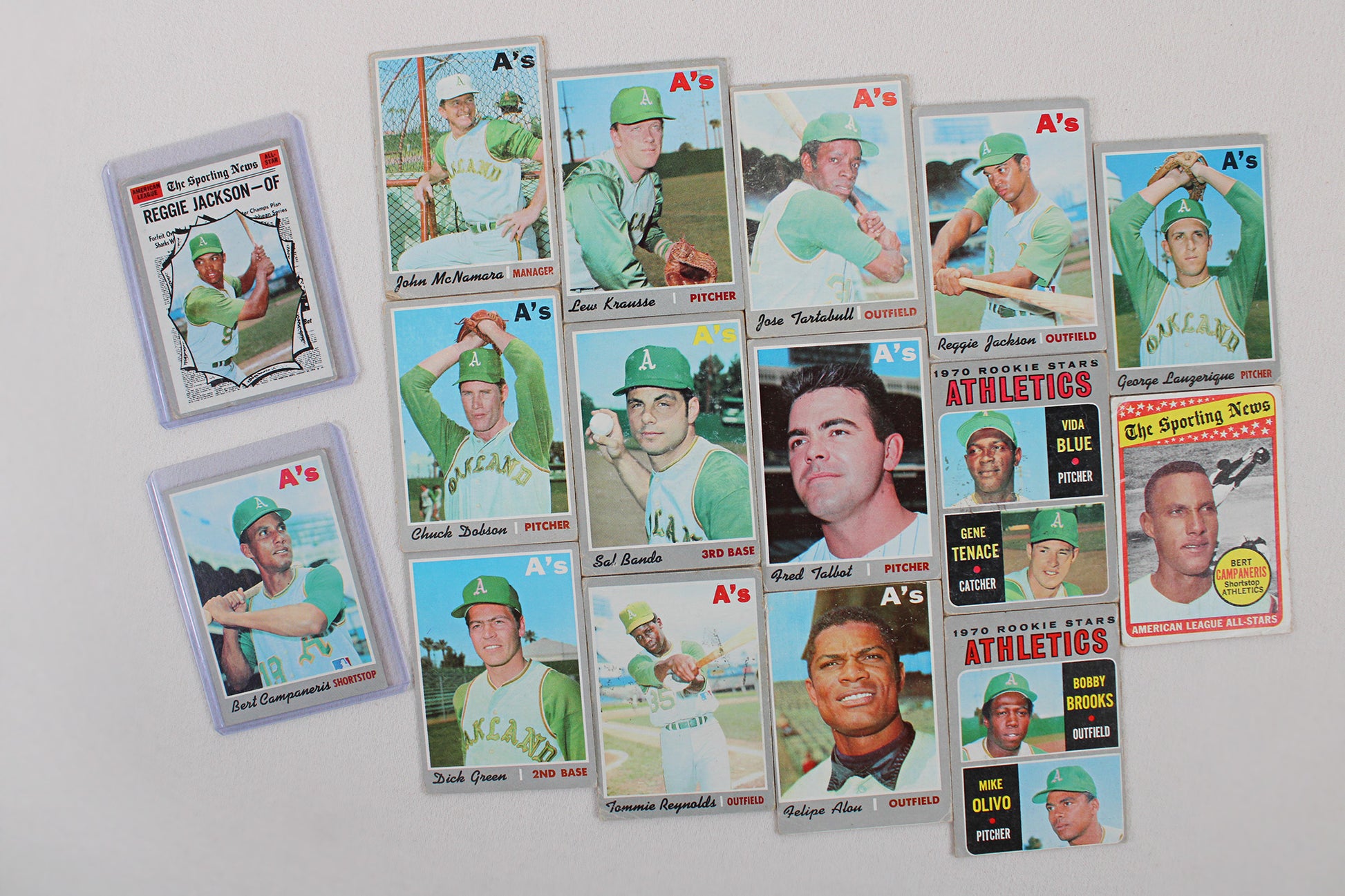 Oakland / Kansas City A's: 1965-1971 Topps Baseball Card Pack