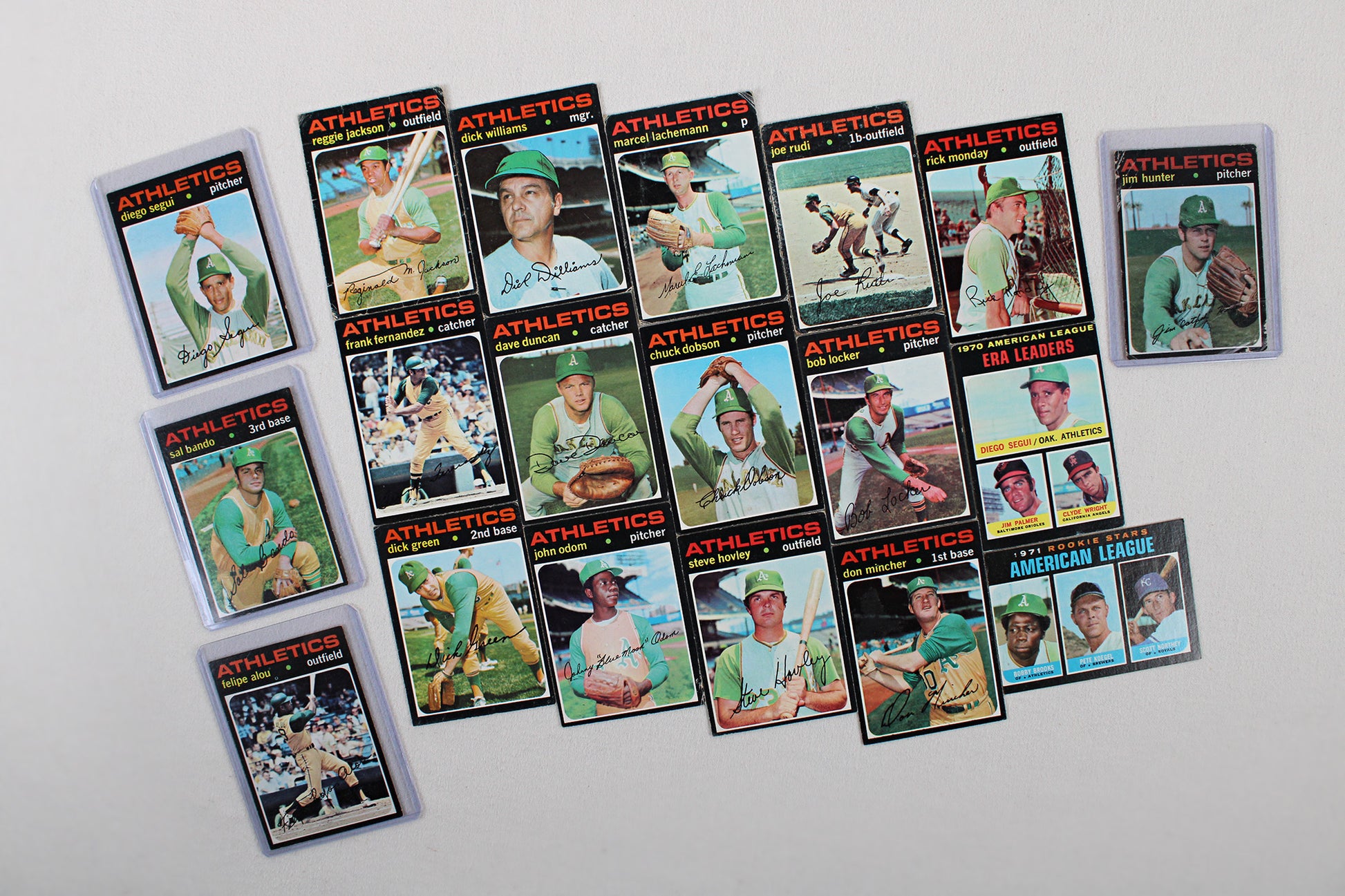 Oakland / Kansas City A's: 1965-1971 Topps Baseball Card Pack