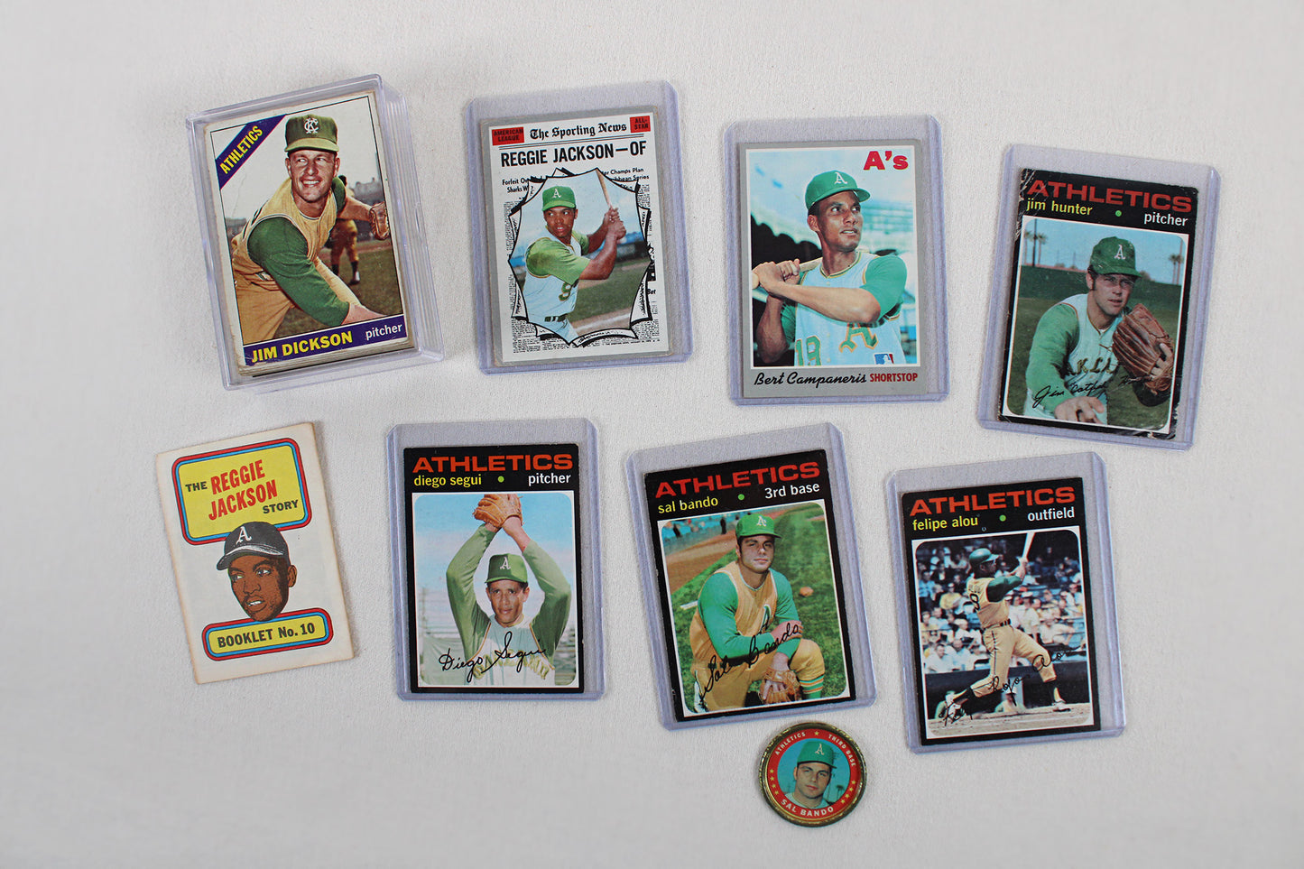 Oakland / Kansas City A's: 1965-1971 Topps Baseball Card Pack