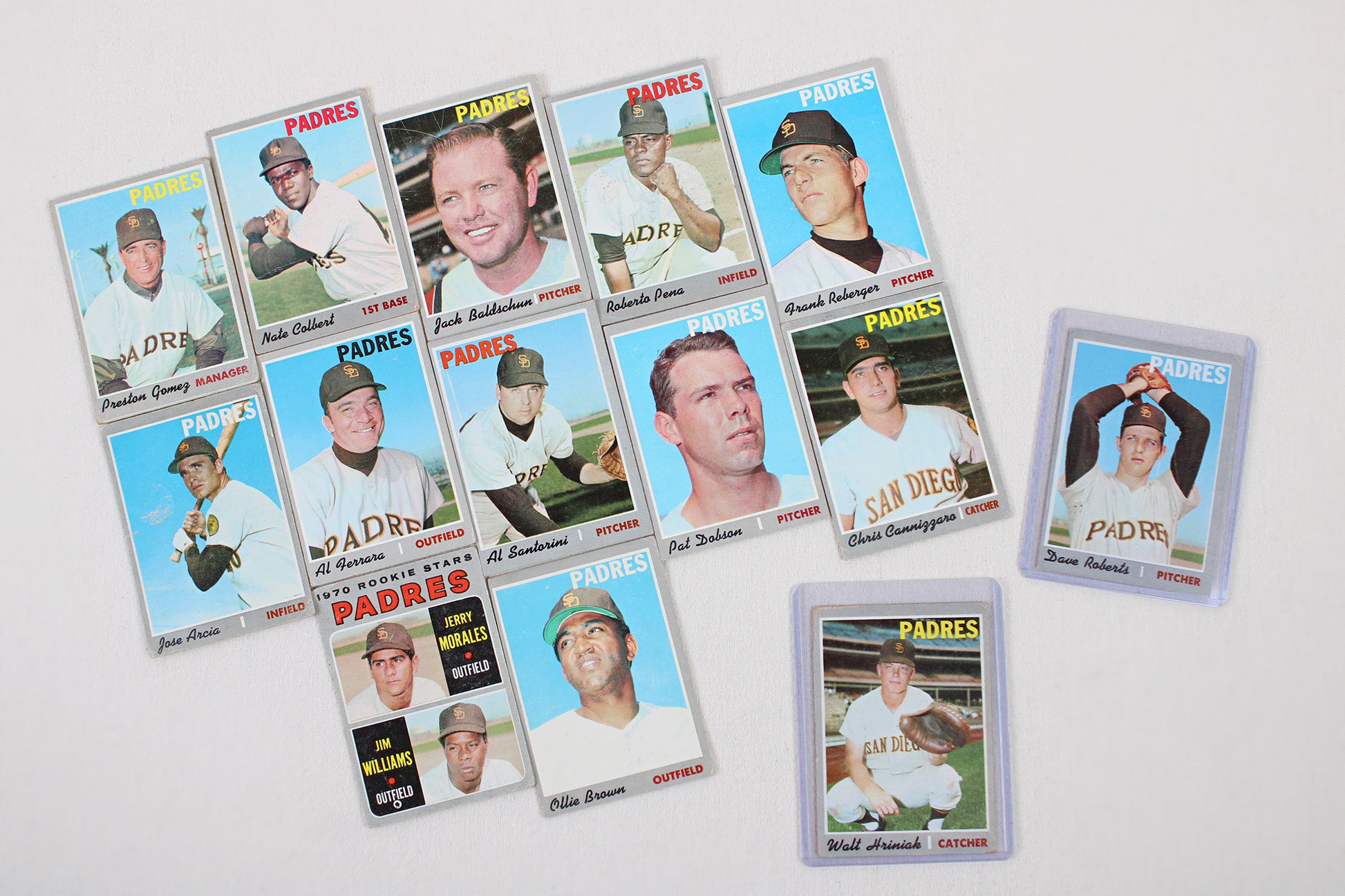 San Diego Padres: 1969-1971 Topps Baseball Card Pack