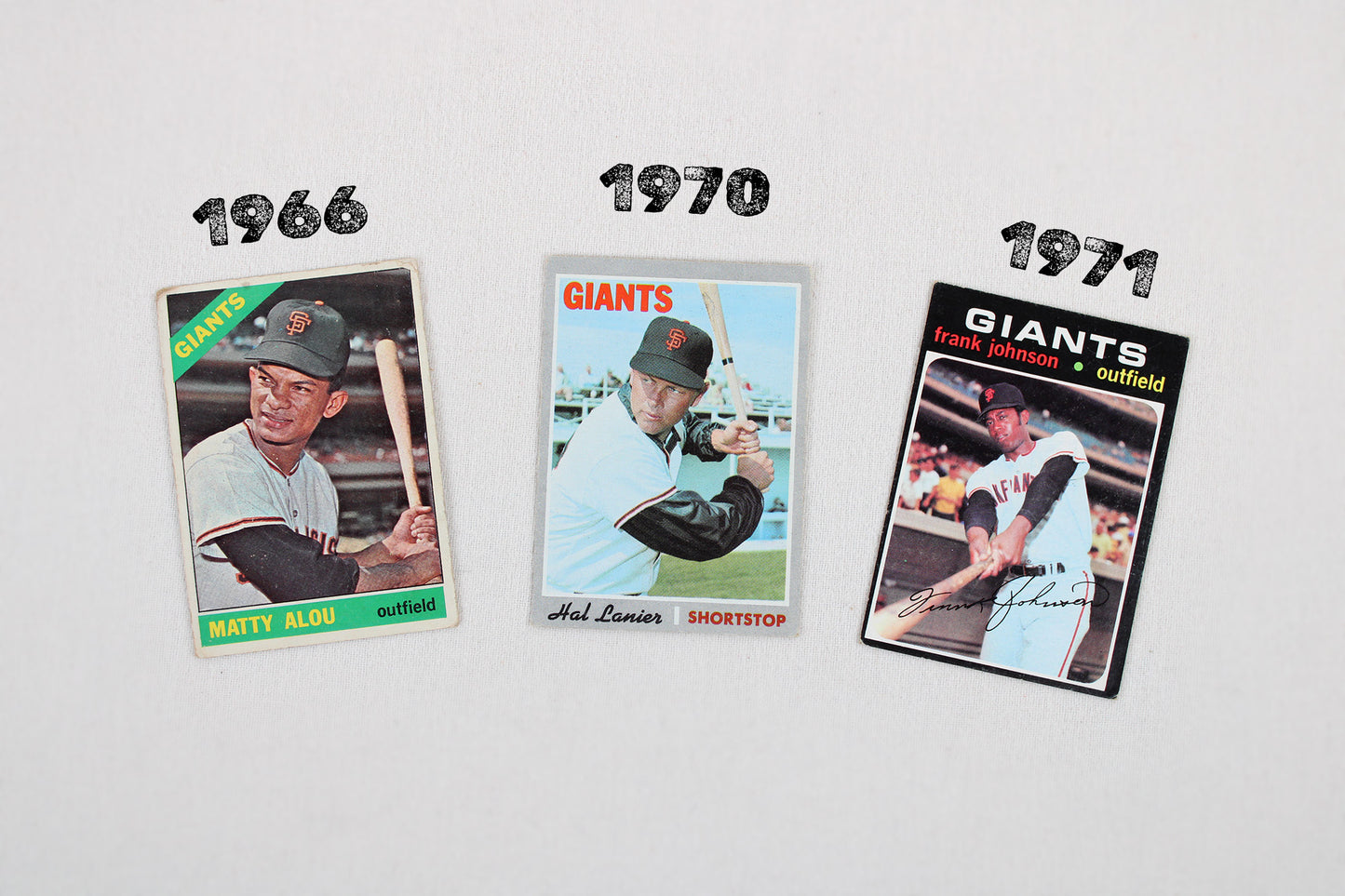 San Francisco Giants: 1966-1971 Topps Baseball Card Pack
