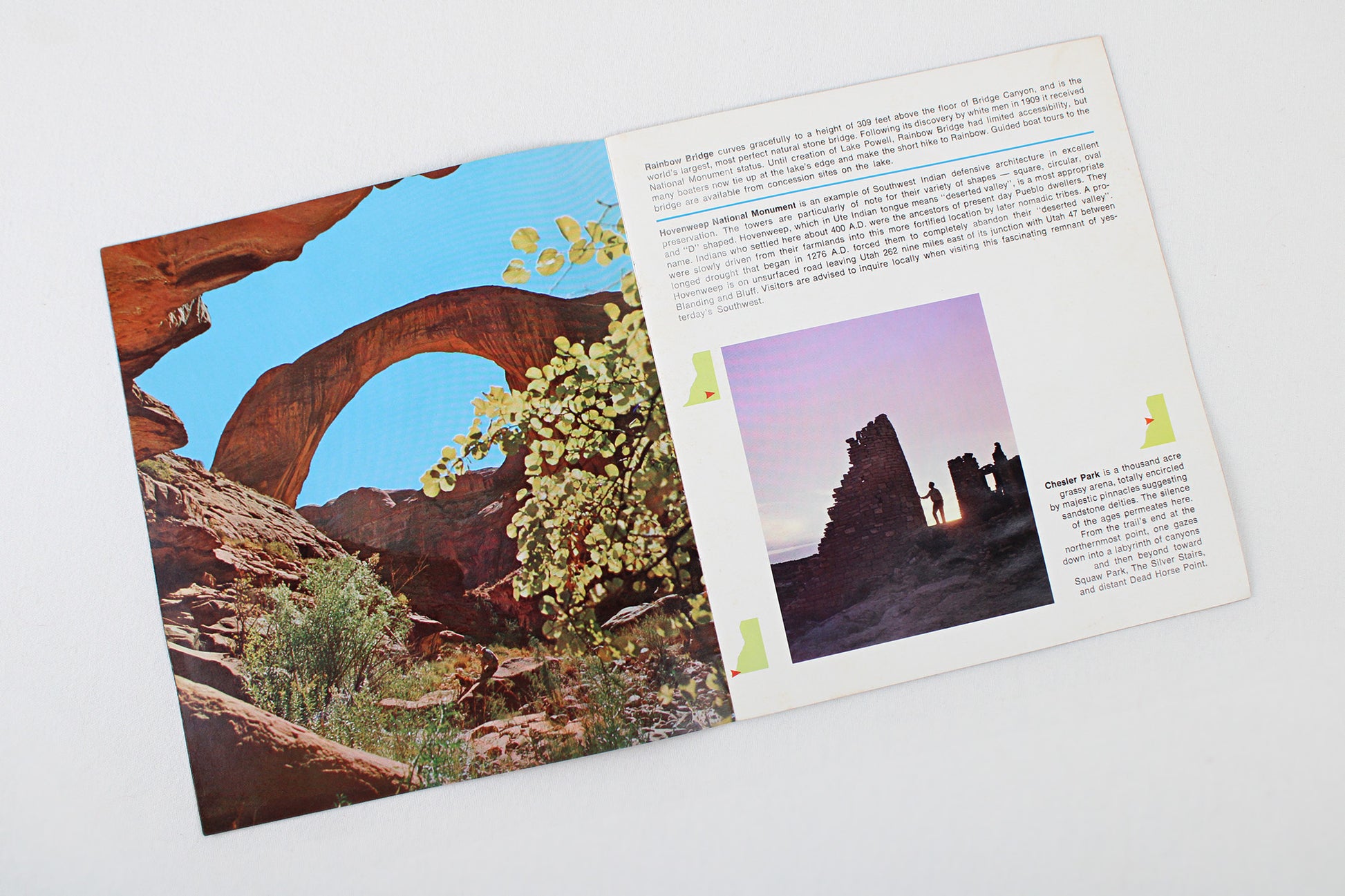 Southwest Desert Ramble / Parks Version Vintage Itinerary Pack