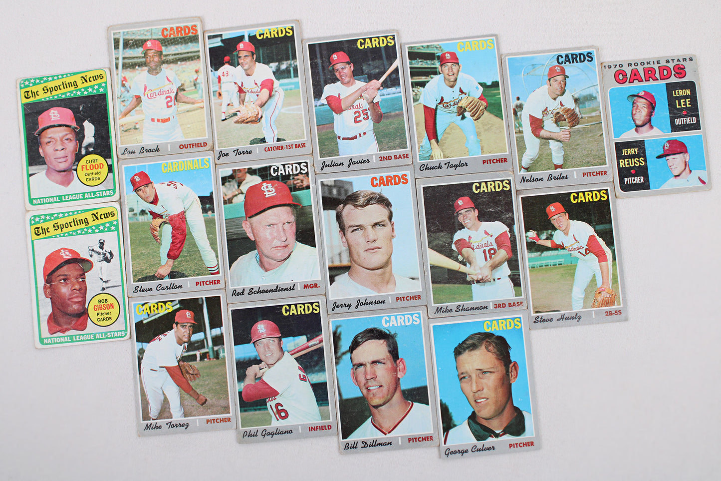 St. Louis Cardinals: 1968-1971 Topps Baseball Card Pack