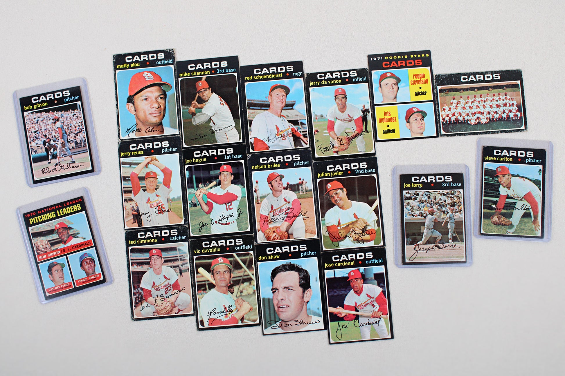 St. Louis Cardinals: 1968-1971 Topps Baseball Card Pack