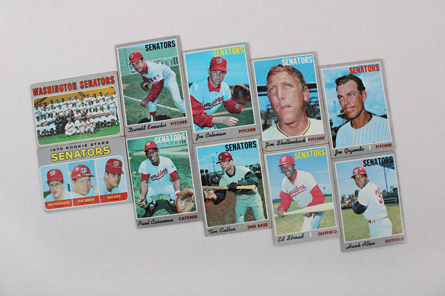 Washington Senators: 1970-1971 Topps Baseball Card Pack