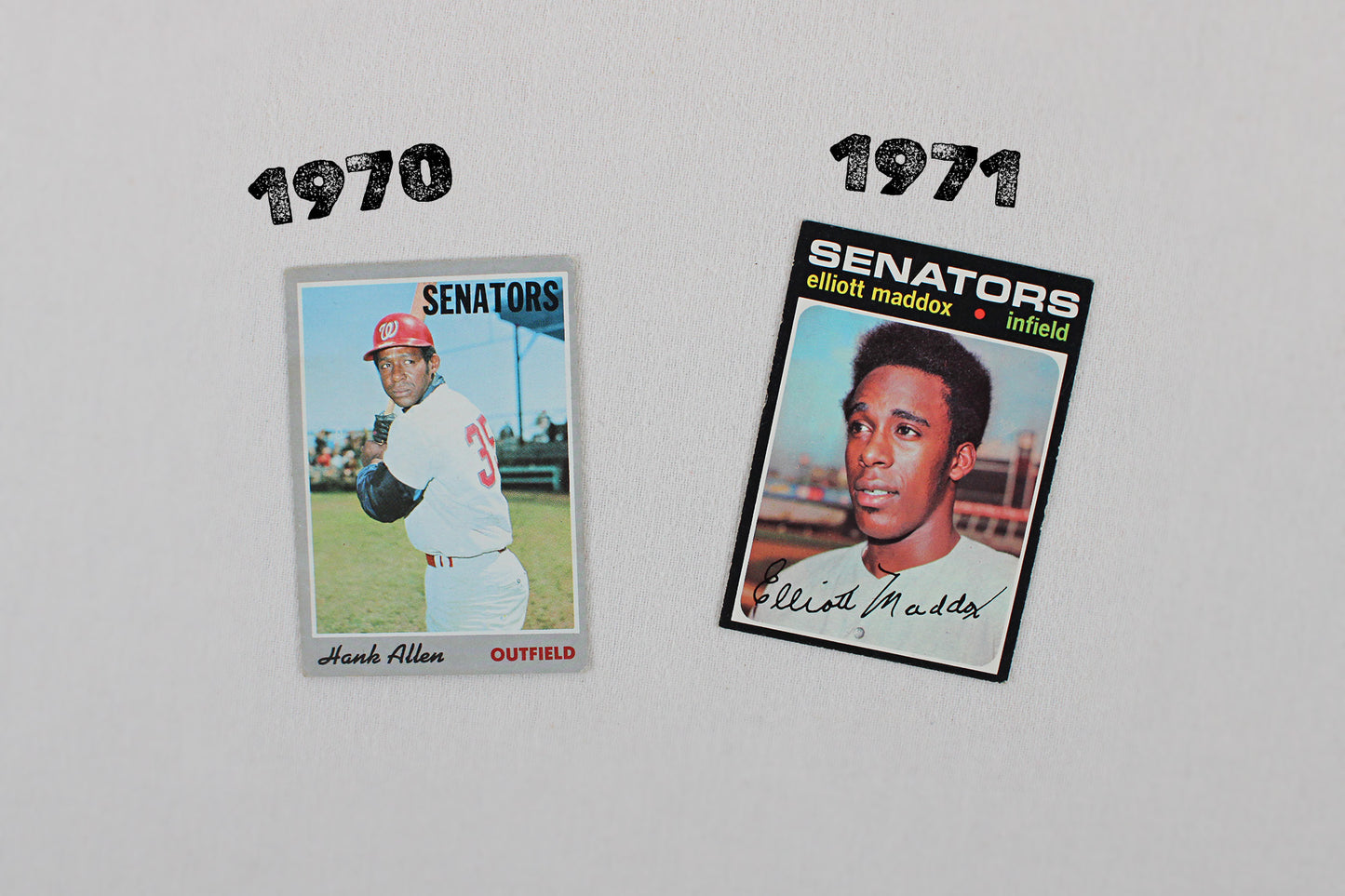 Washington Senators: 1970-1971 Topps Baseball Card Pack