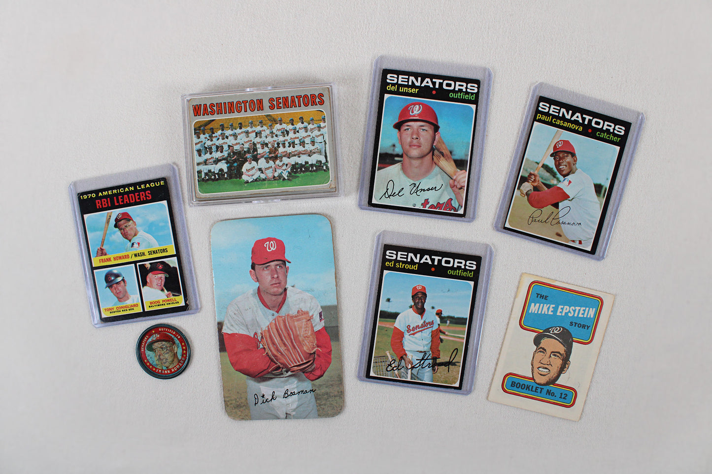 Washington Senators: 1970-1971 Topps Baseball Card Pack