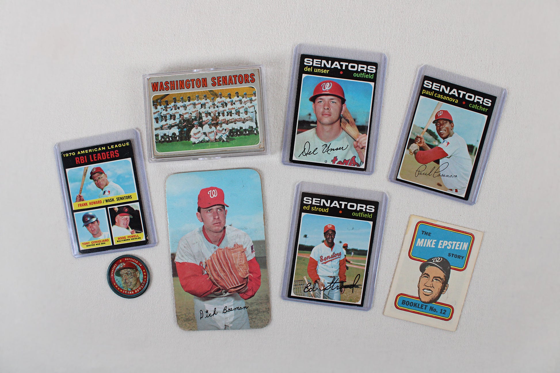 Washington Senators: 1970-1971 Topps Baseball Card Pack