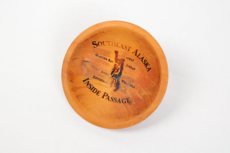 Alaska Forest Creations “Southeast Alaska Inside Passage” Yellow Cedar Wood Bowl