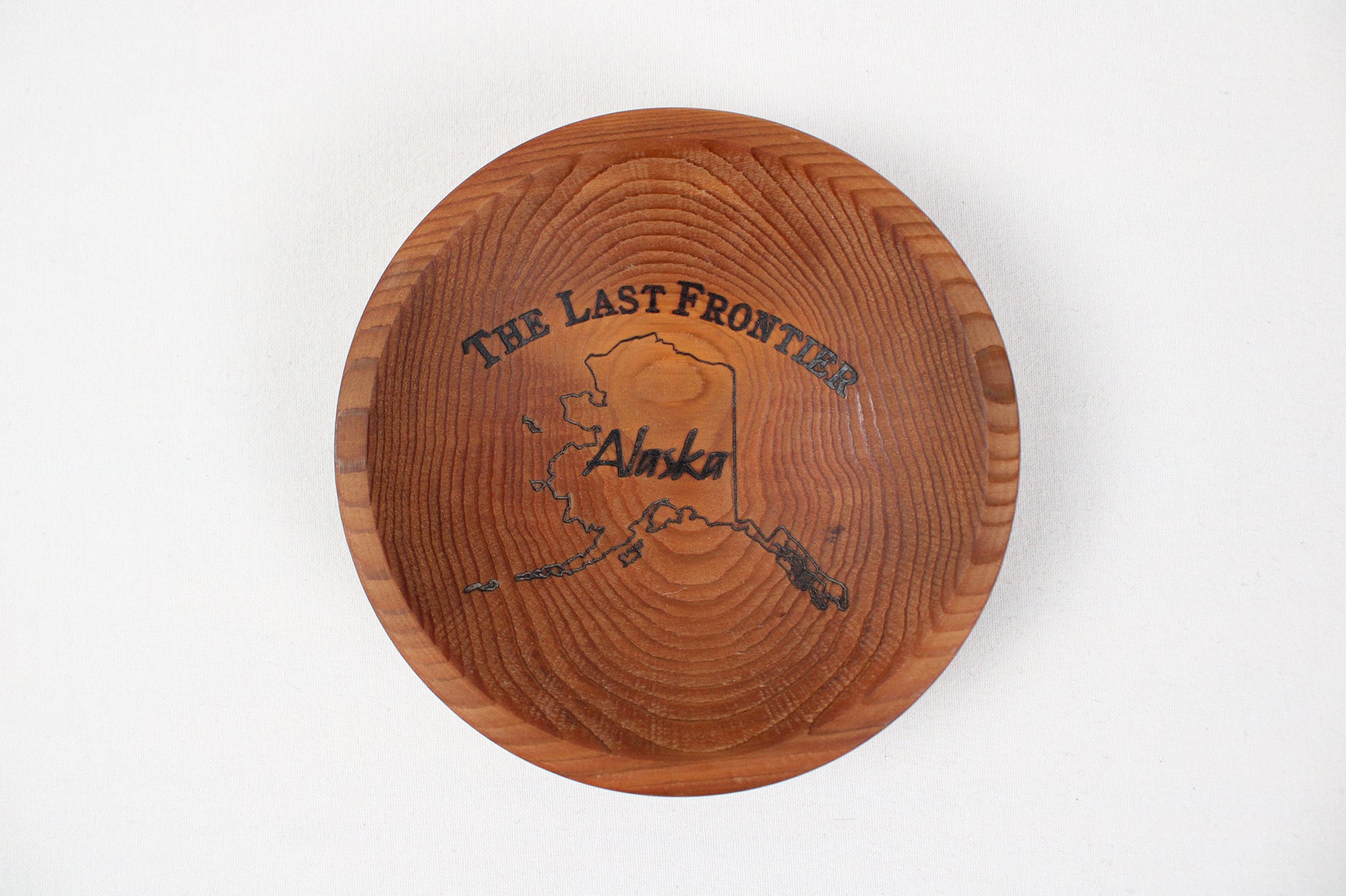 Alaska Forest Creations “The Last Frontier” Western Red Cedar Wood Bowl