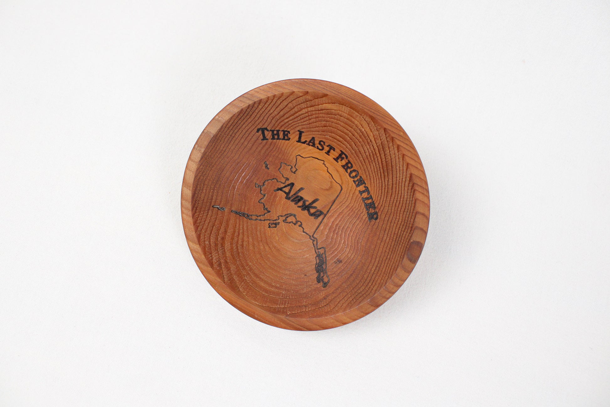 Alaska Forest Creations “The Last Frontier” Western Red Cedar Wood Bowl