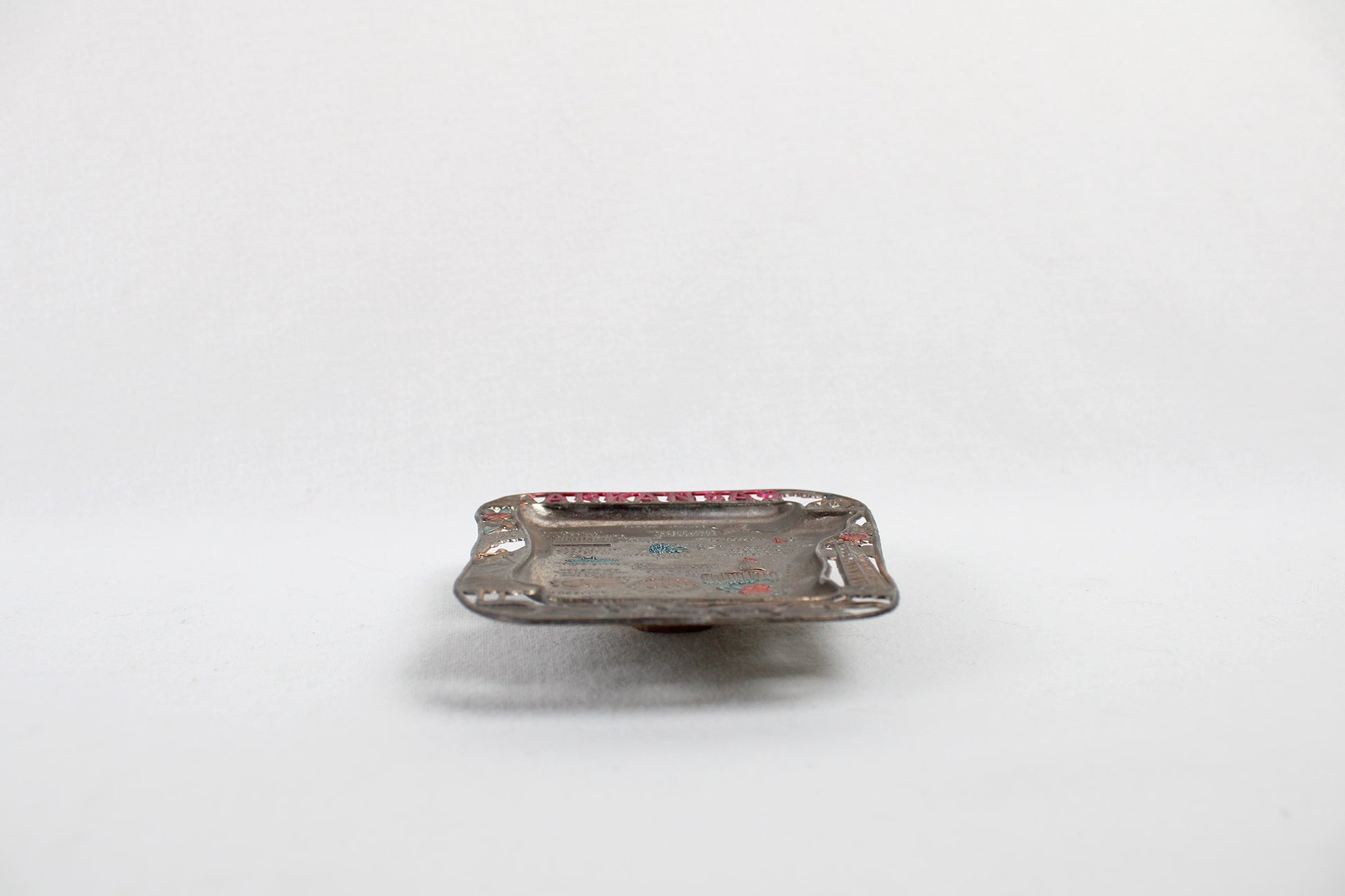 Arkansas Small Metal Tray / Ashtray Souvenir