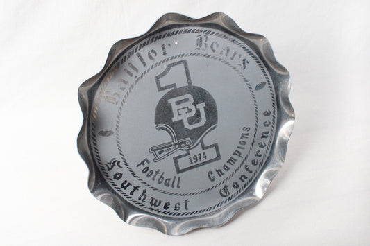 Baylor University 1974 Southwest Conference Champions Metal Tray