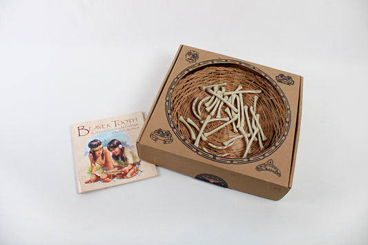 Pacific Northwest Authentic Game Of Beaver Tooth From The Native Tribes
