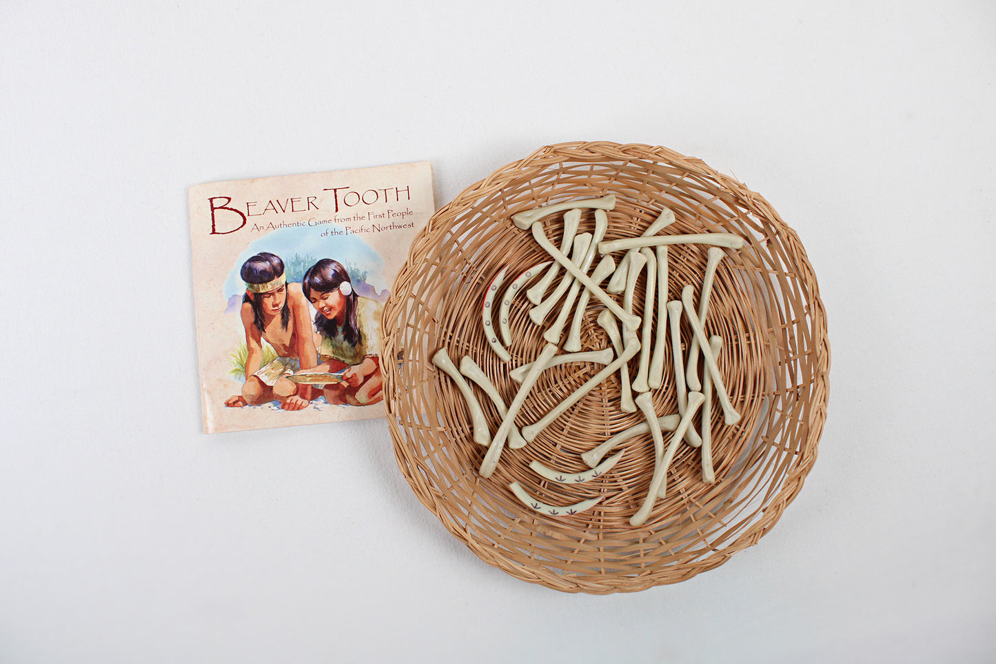 Pacific Northwest Authentic Game Of Beaver Tooth From The Native Tribes