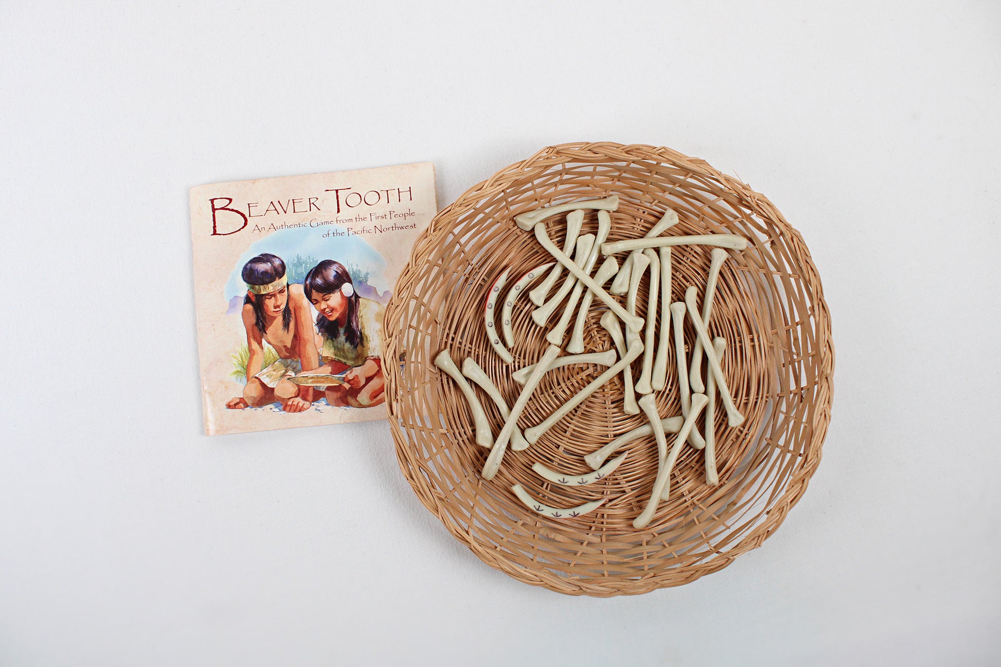 Pacific Northwest Authentic Game Of Beaver Tooth From The Native Tribes