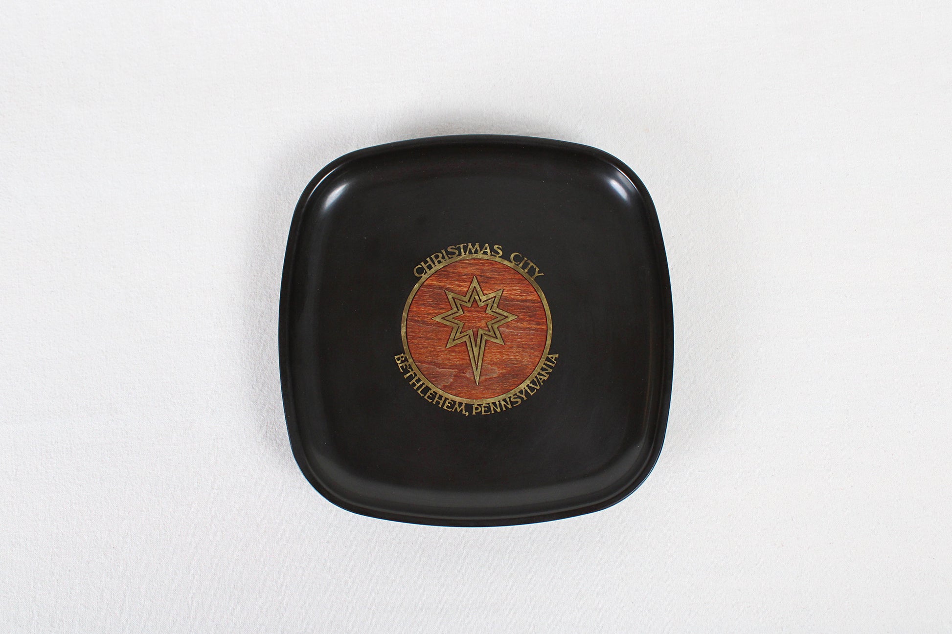 Bethlehem, Pennsylvania, Christmas City, Souvenir Tray By Couroc
