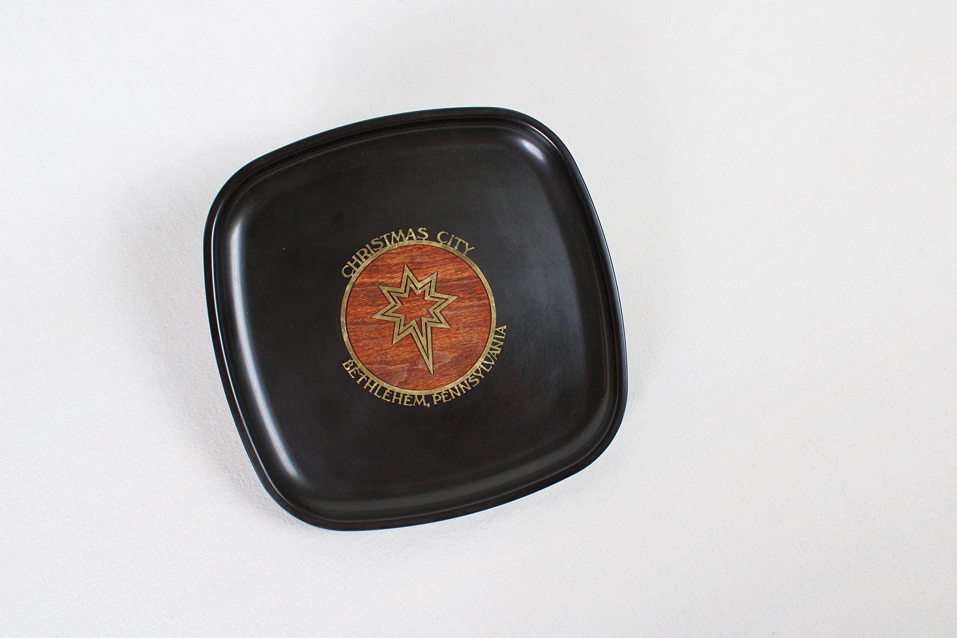 Bethlehem, Pennsylvania, Christmas City, Souvenir Tray By Couroc