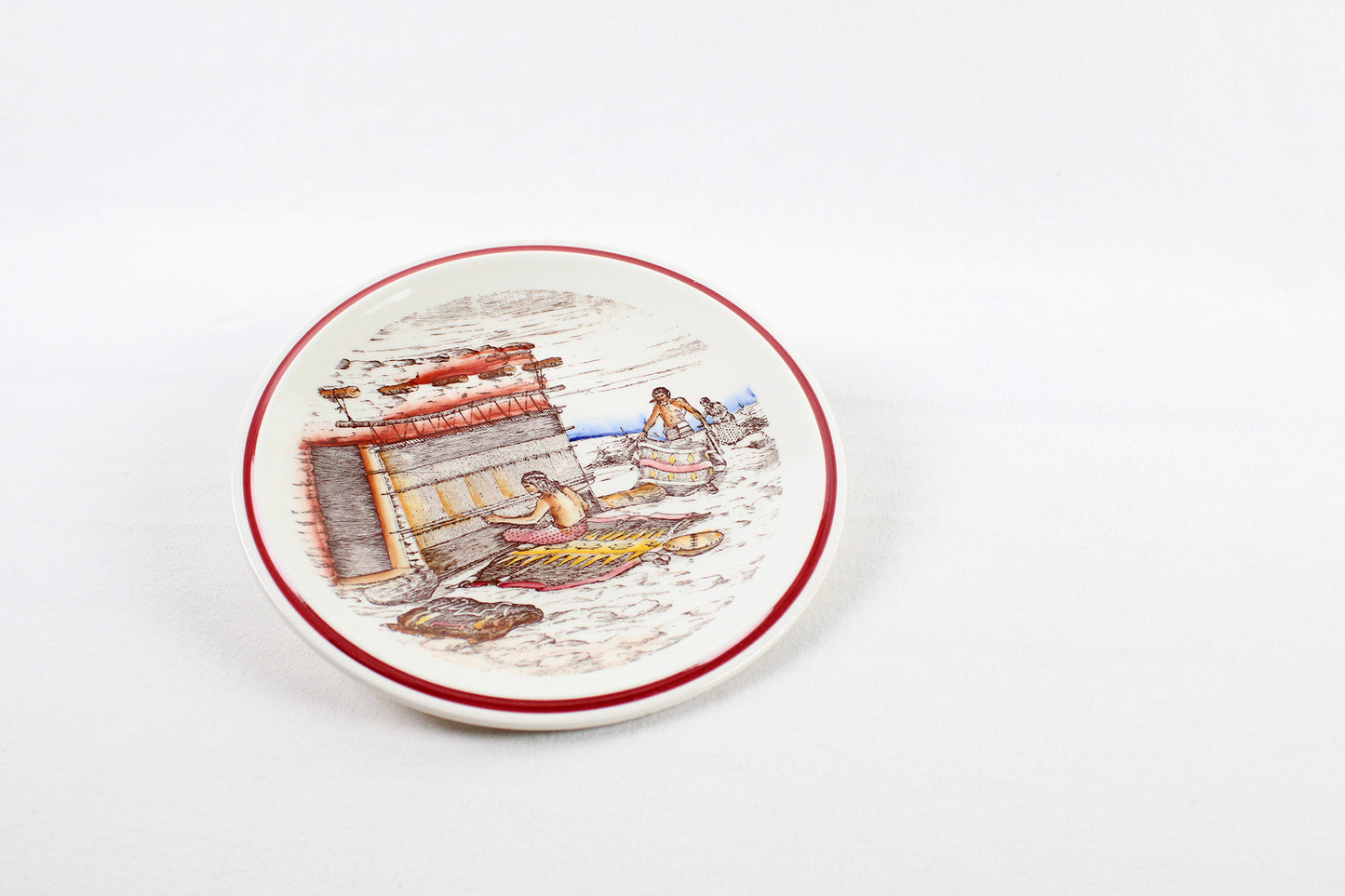 “Blanket Weavers” Decorative Plate From ‘Bits Of The Southwest’ Series