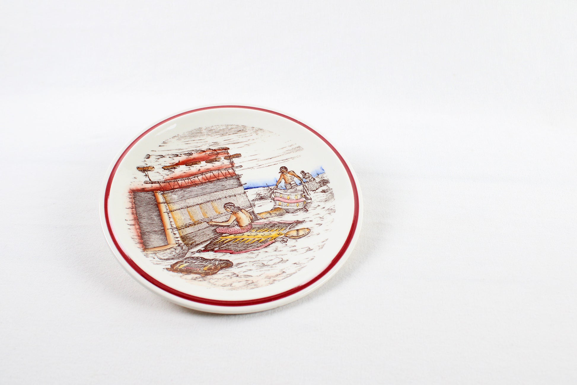 “Blanket Weavers” Decorative Plate From ‘Bits Of The Southwest’ Series