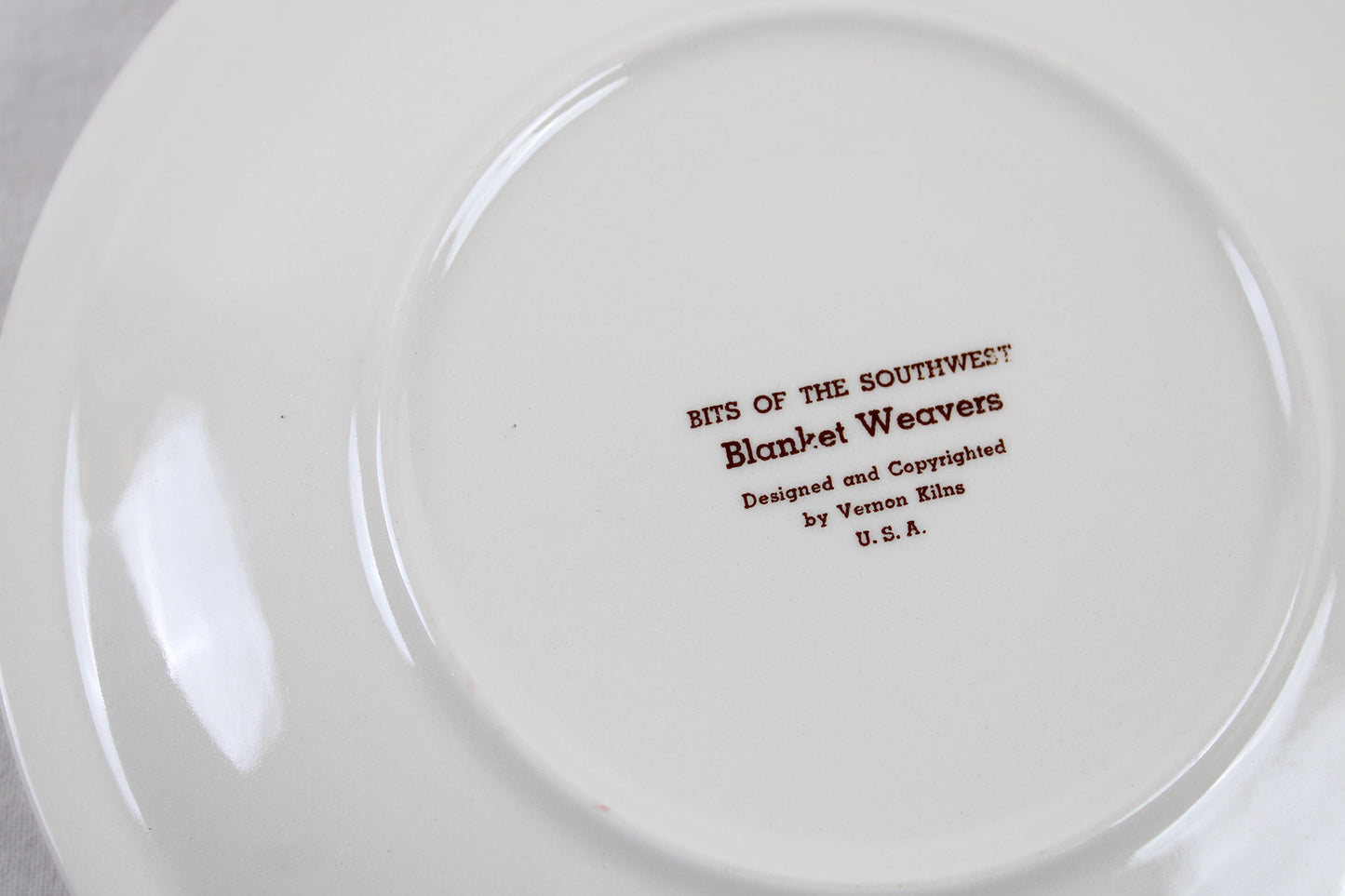 “Blanket Weavers” Decorative Plate From ‘Bits Of The Southwest’ Series