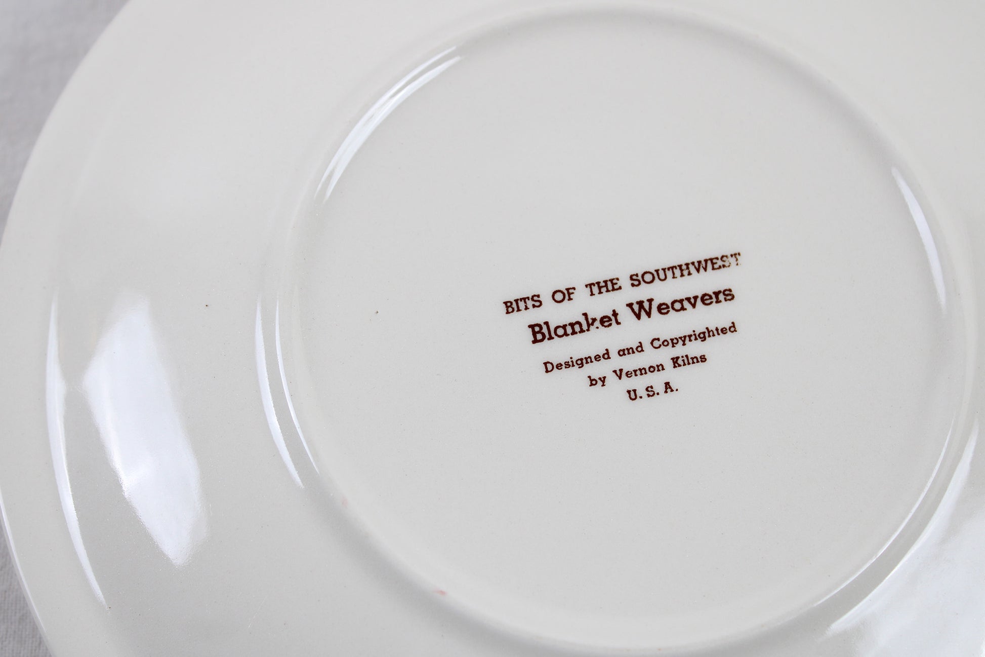 “Blanket Weavers” Decorative Plate From ‘Bits Of The Southwest’ Series