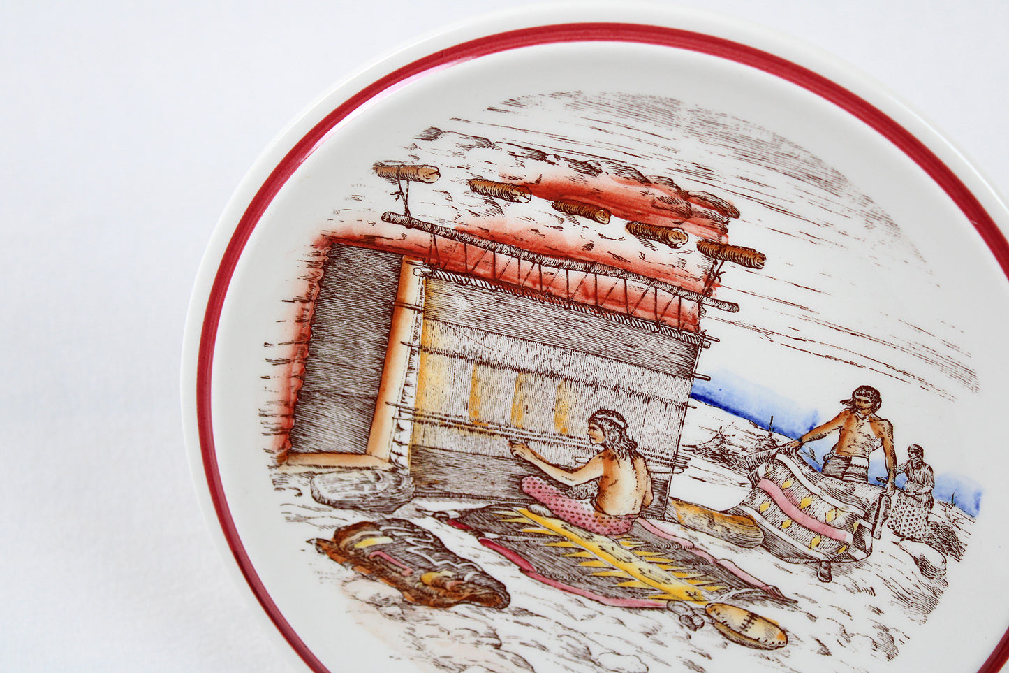 “Blanket Weavers” Decorative Plate From ‘Bits Of The Southwest’ Series