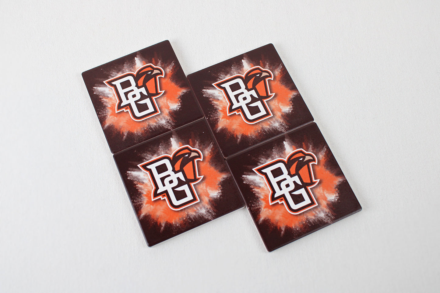 Bowling Green, Ohio, 4-Pack Falcons Athletics Program Ceramic Coasters