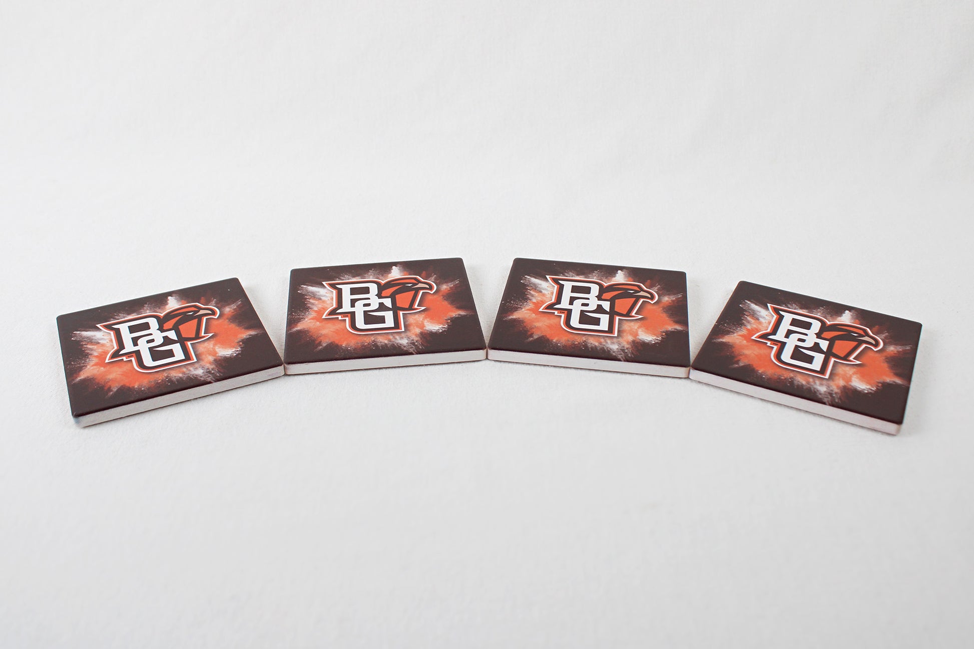 Bowling Green, Ohio, 4-Pack Falcons Athletics Program Ceramic Coasters