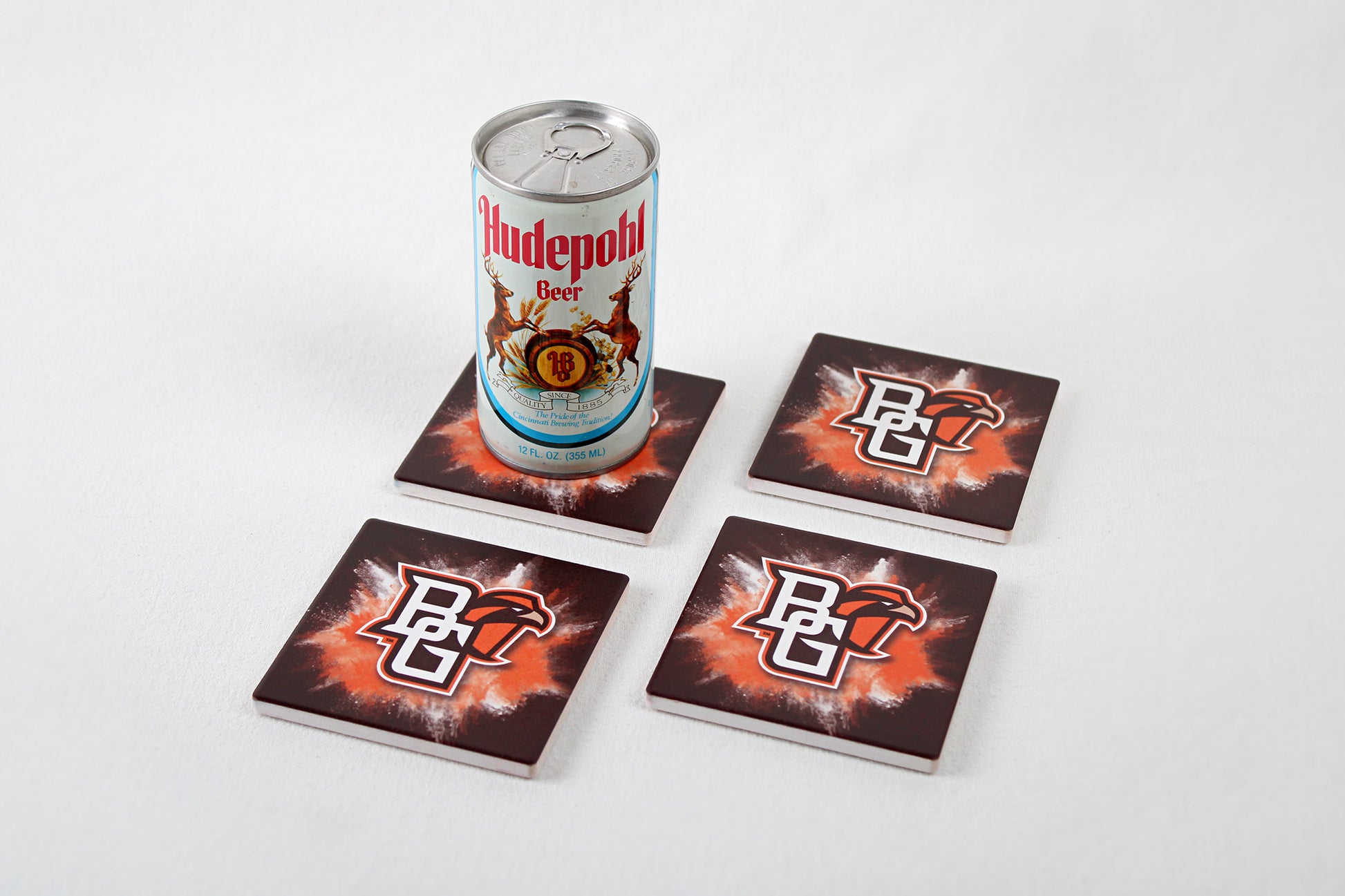 Bowling Green, Ohio, 4-Pack Falcons Athletics Program Ceramic Coasters