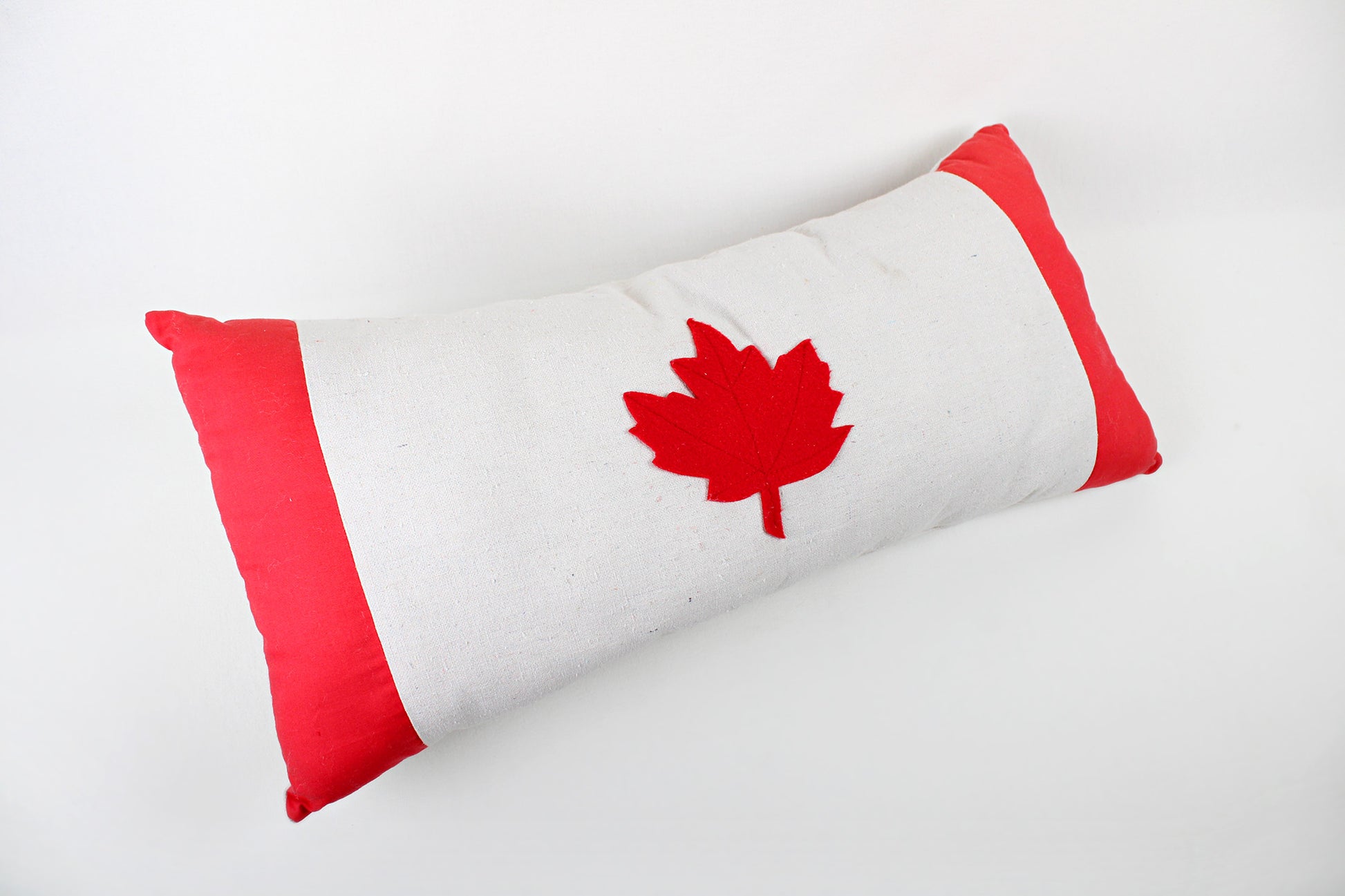 Canadian Flag Long Toss Pillow