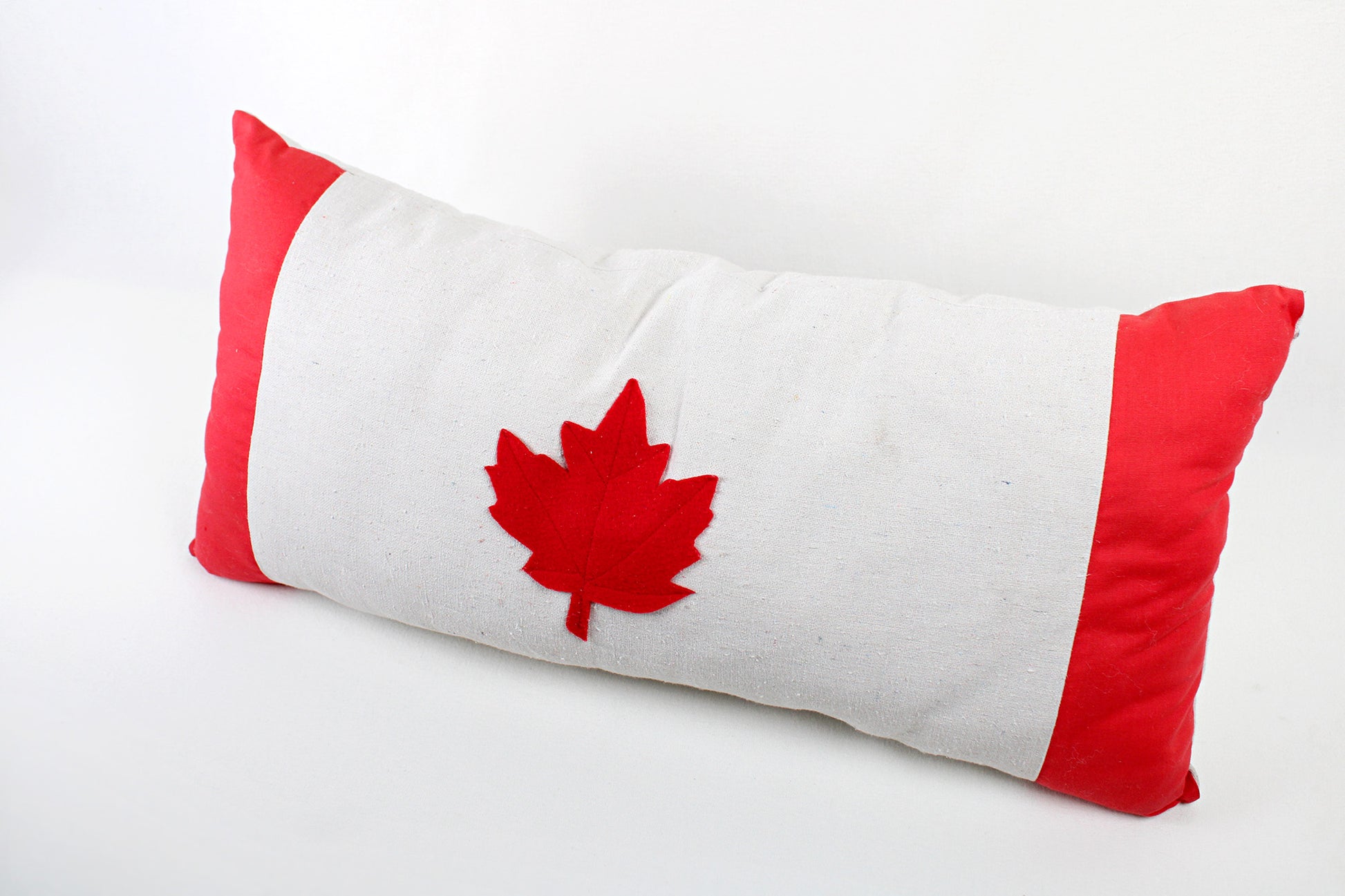 Canadian Flag Long Toss Pillow